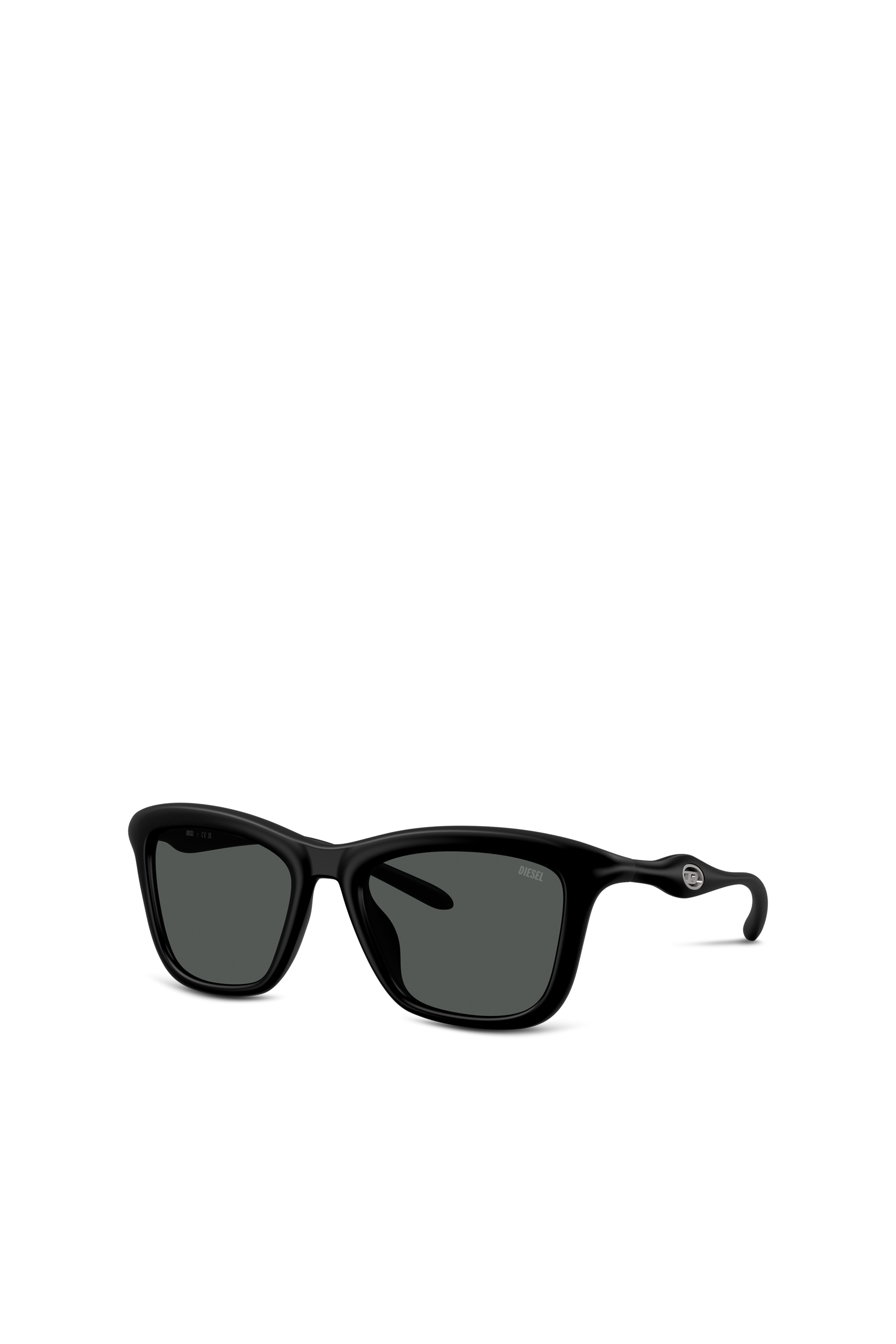 Diesel - 0DL3008U, Lunettes de soleil carrées Mixte in Noir - 1