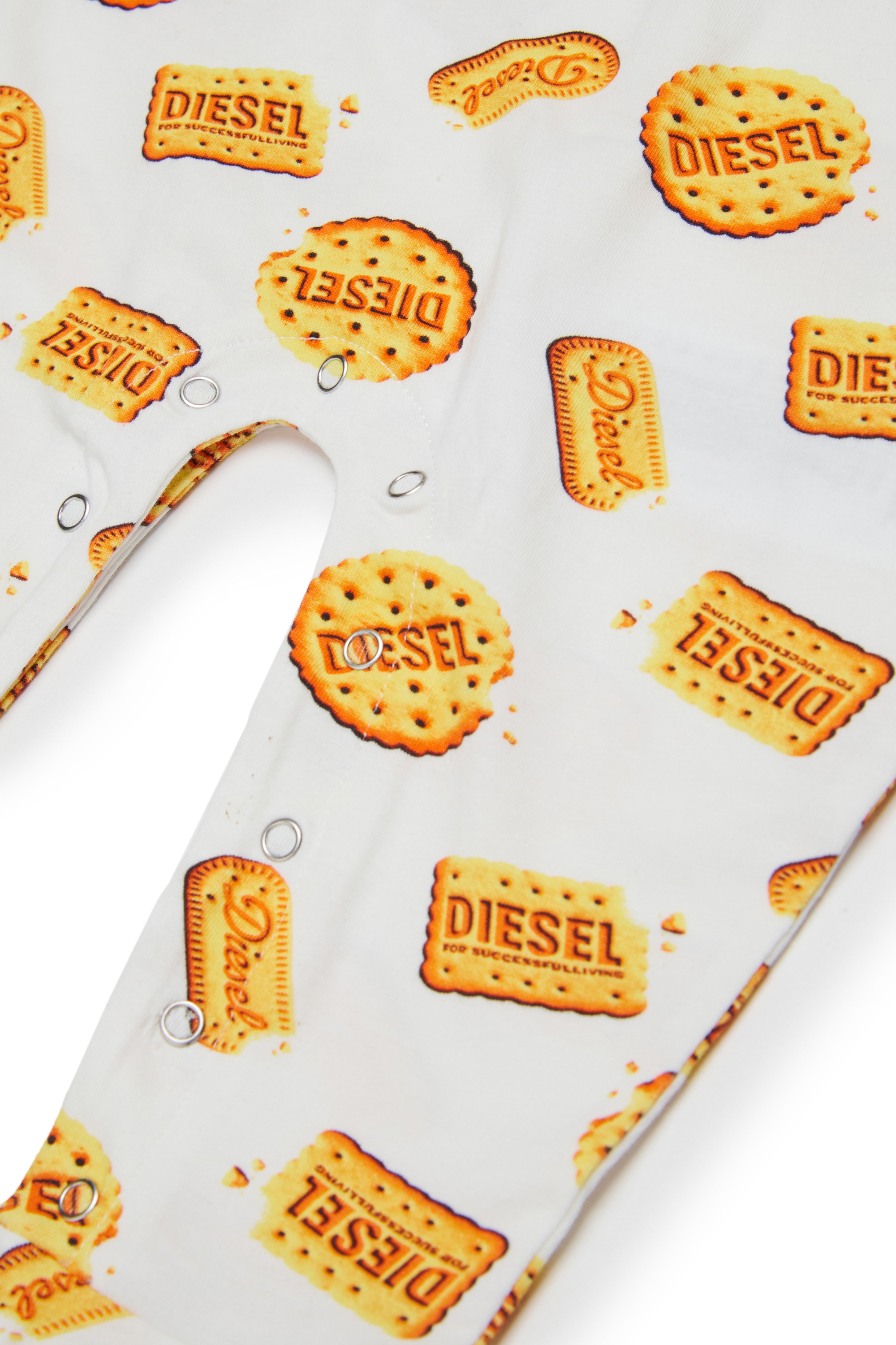 Diesel - UNNY-NB, Combinaison pour nouveau-n&eacute; avec logo Biscotto Diesel Mixte in Blanc - 4