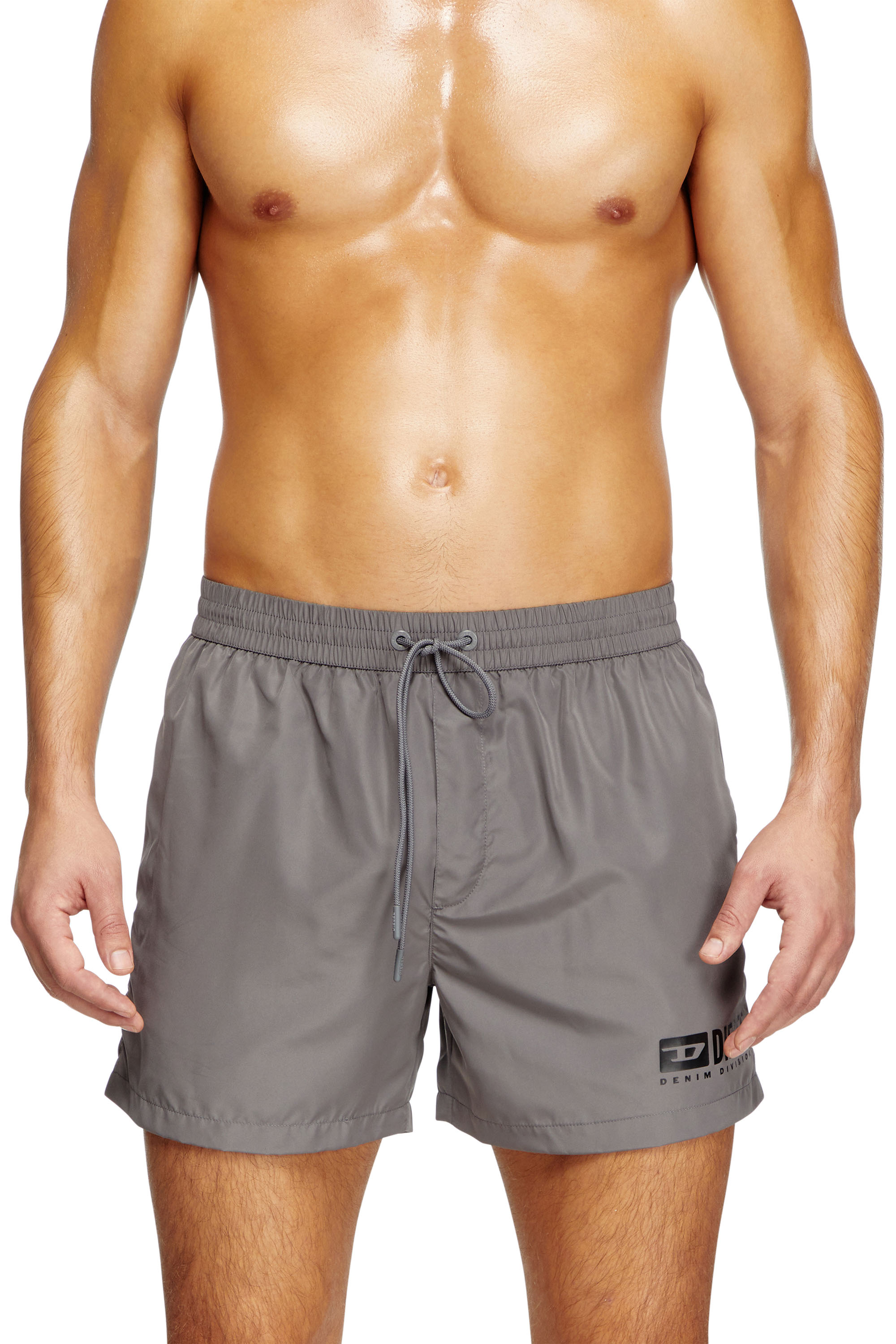 Diesel - KEN-37-D-BOX, Short de bain court avec imprim&eacute; logo Homme in Gris - 2