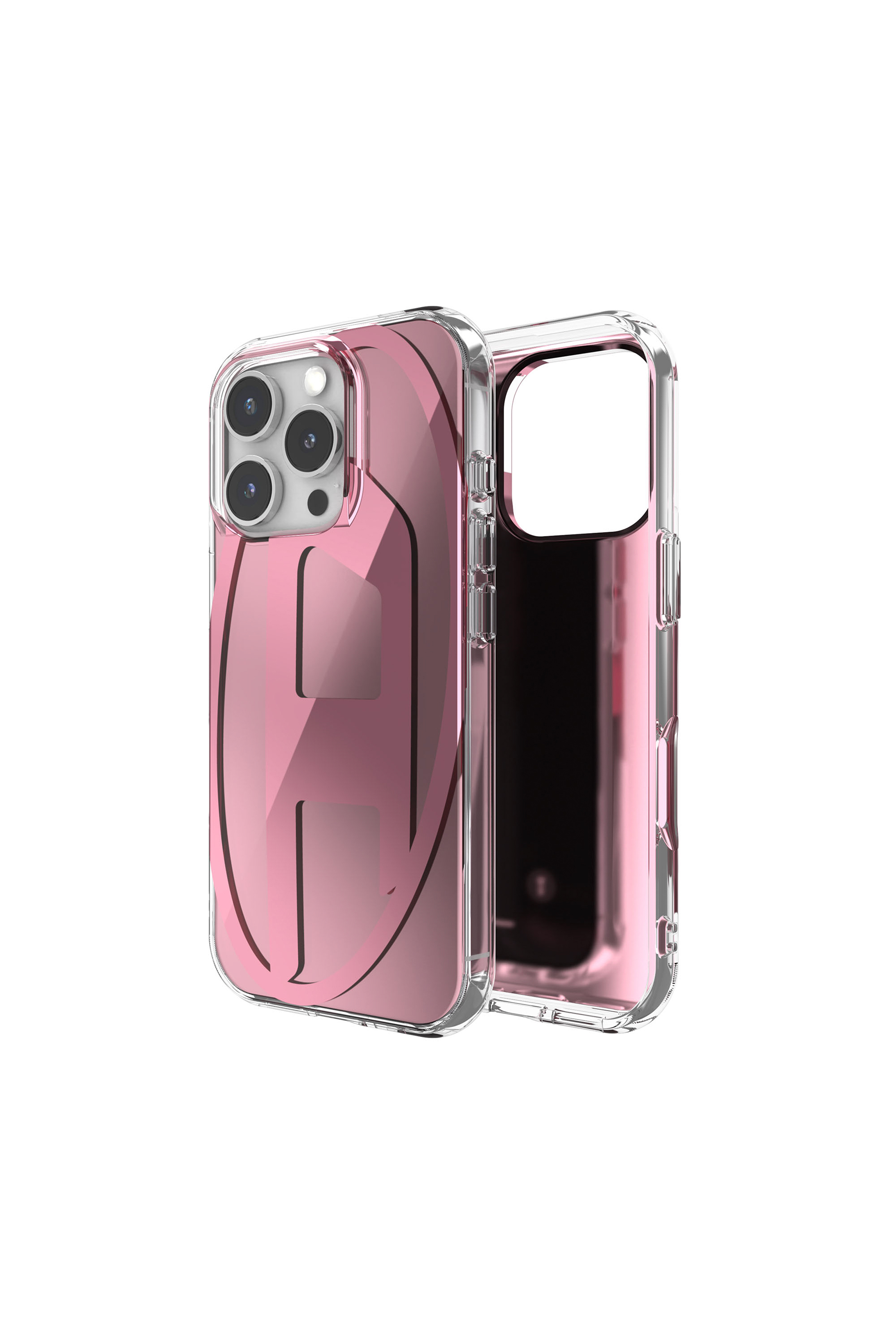 Diesel - 60164 AOP CASE, Coque miroir pour l'iP 16 Pro Mixte in Rose - 1