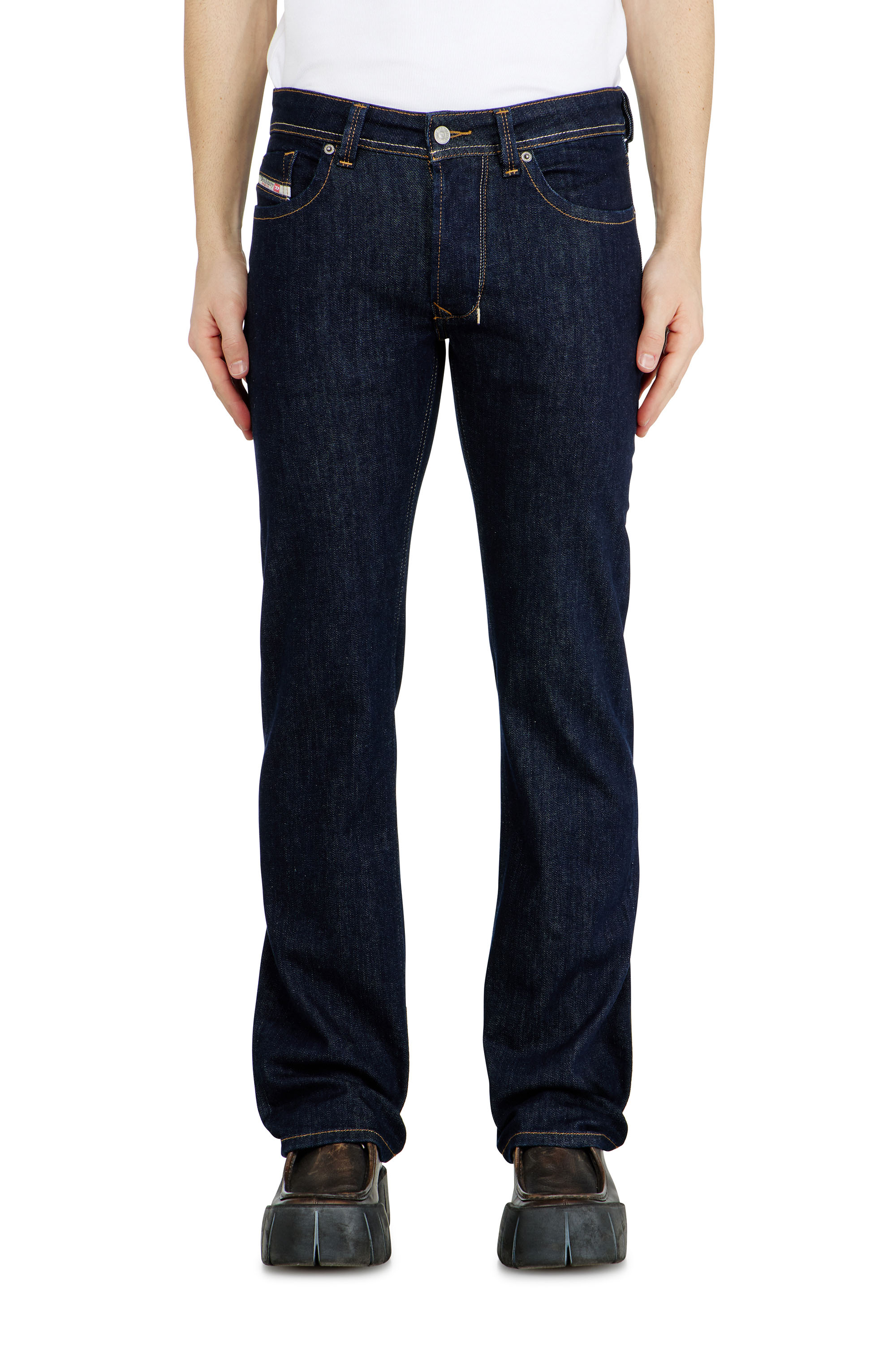 Diesel - Regular Jeans 1985 Larkee 0DBEJ Homme, Bleu Fonc&eacute; - Image 4