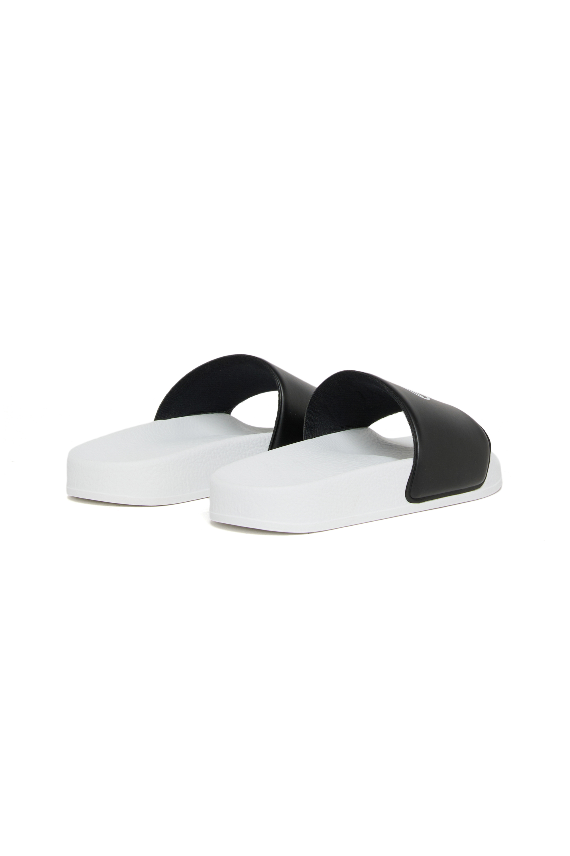 Diesel - SA-BWOVALF, SA-BWOVALF-Slides avec logo Oval D Mixte in Blanc - 3