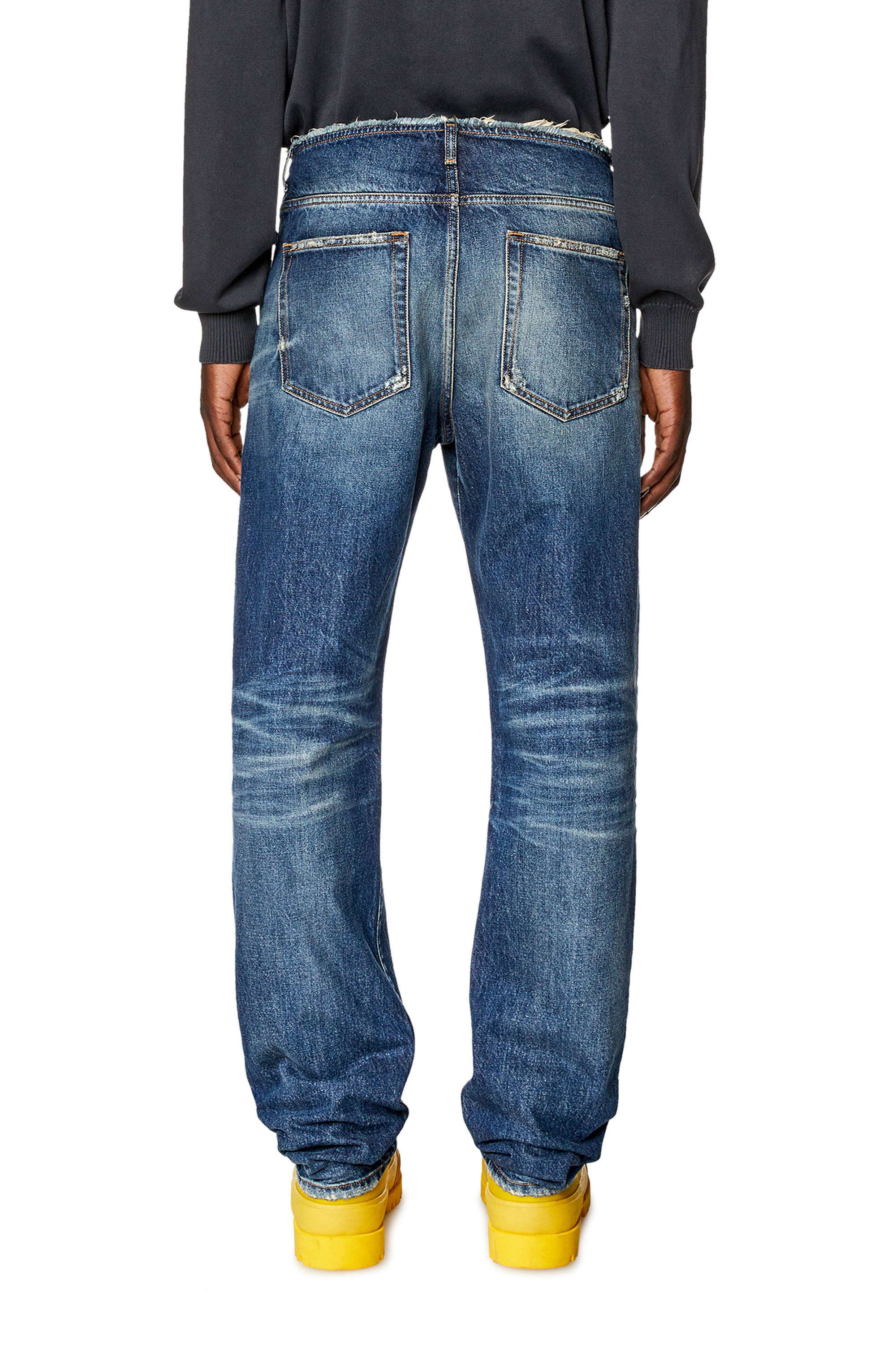 Diesel - Straight Jeans D-Pend 09G92, Bleu Foncé - Image 2