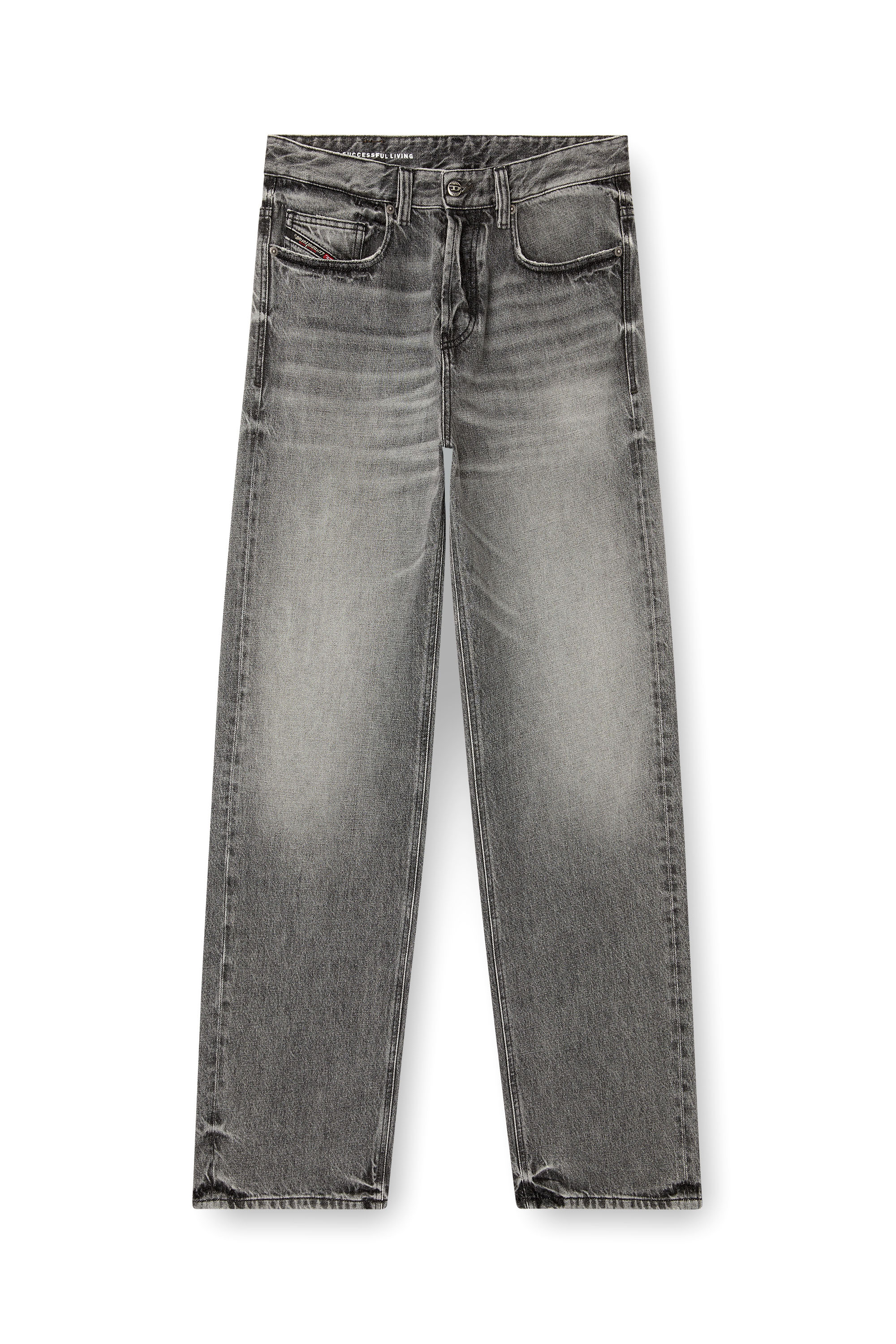 Diesel - Relaxed Jeans 2001 D-Macro 007AW Homme, Gris - Image 3