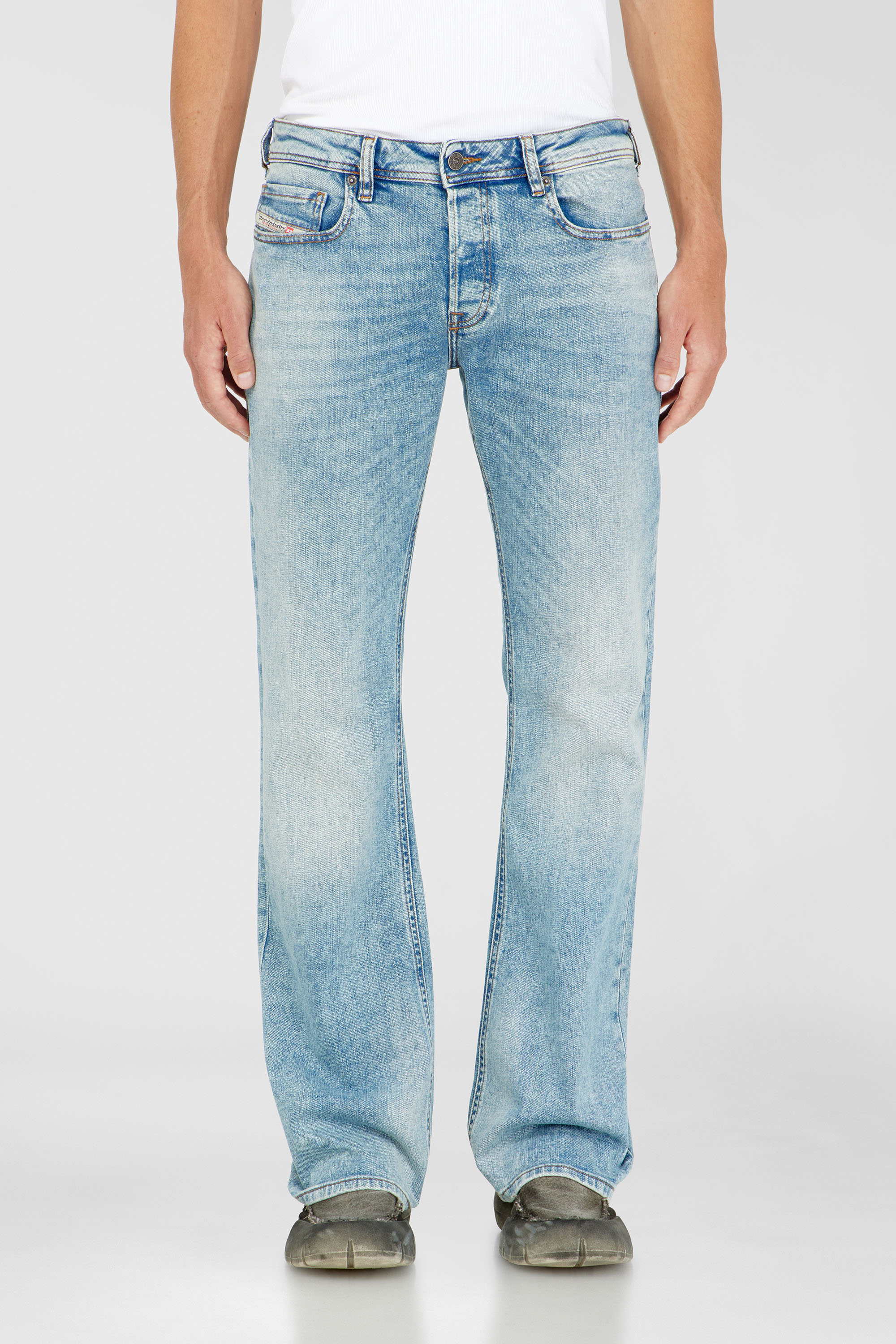Diesel - Bootcut Jeans 2007 Zatiny 0DBDV Homme, Bleu Clair - Image 4
