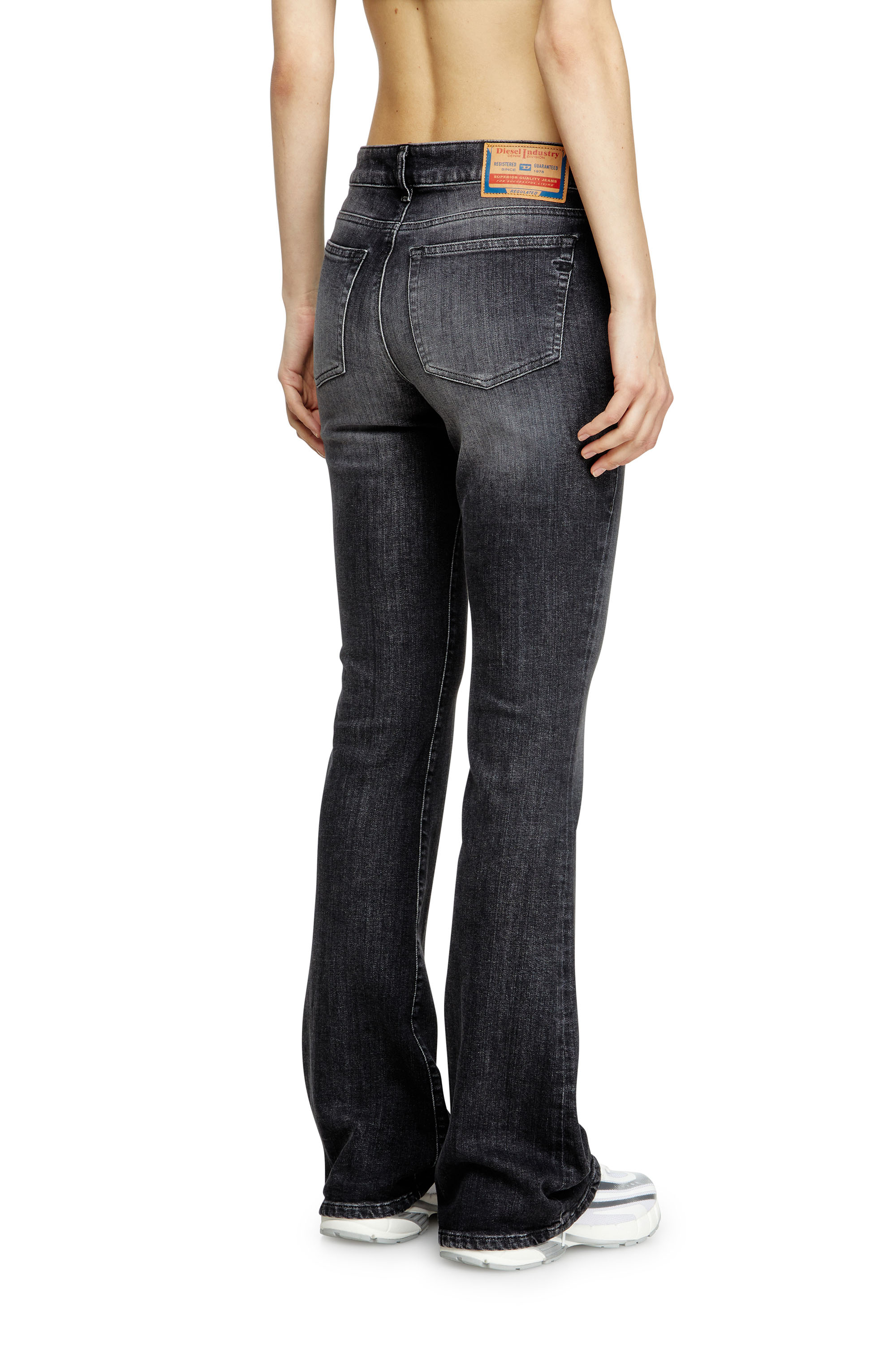 Diesel - Bootcut Jeans 1969 D-Ebbey 09L98 Femme, Noir/Gris fonc&eacute; - Image 4