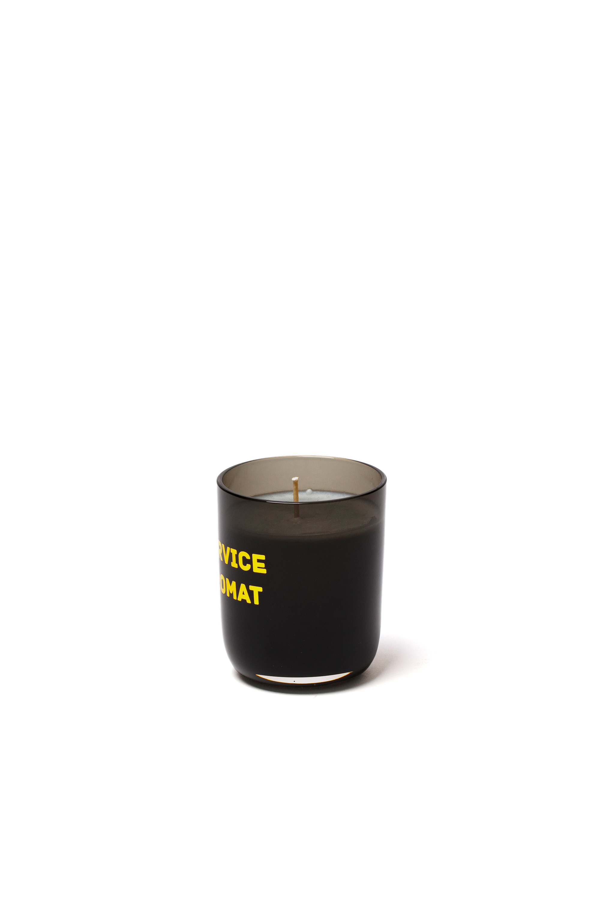 Diesel - 11170 HOME SCENTS, Bougie dans un bougeoir en verre "memories-self service laundromat" Mixte in Noir - 2