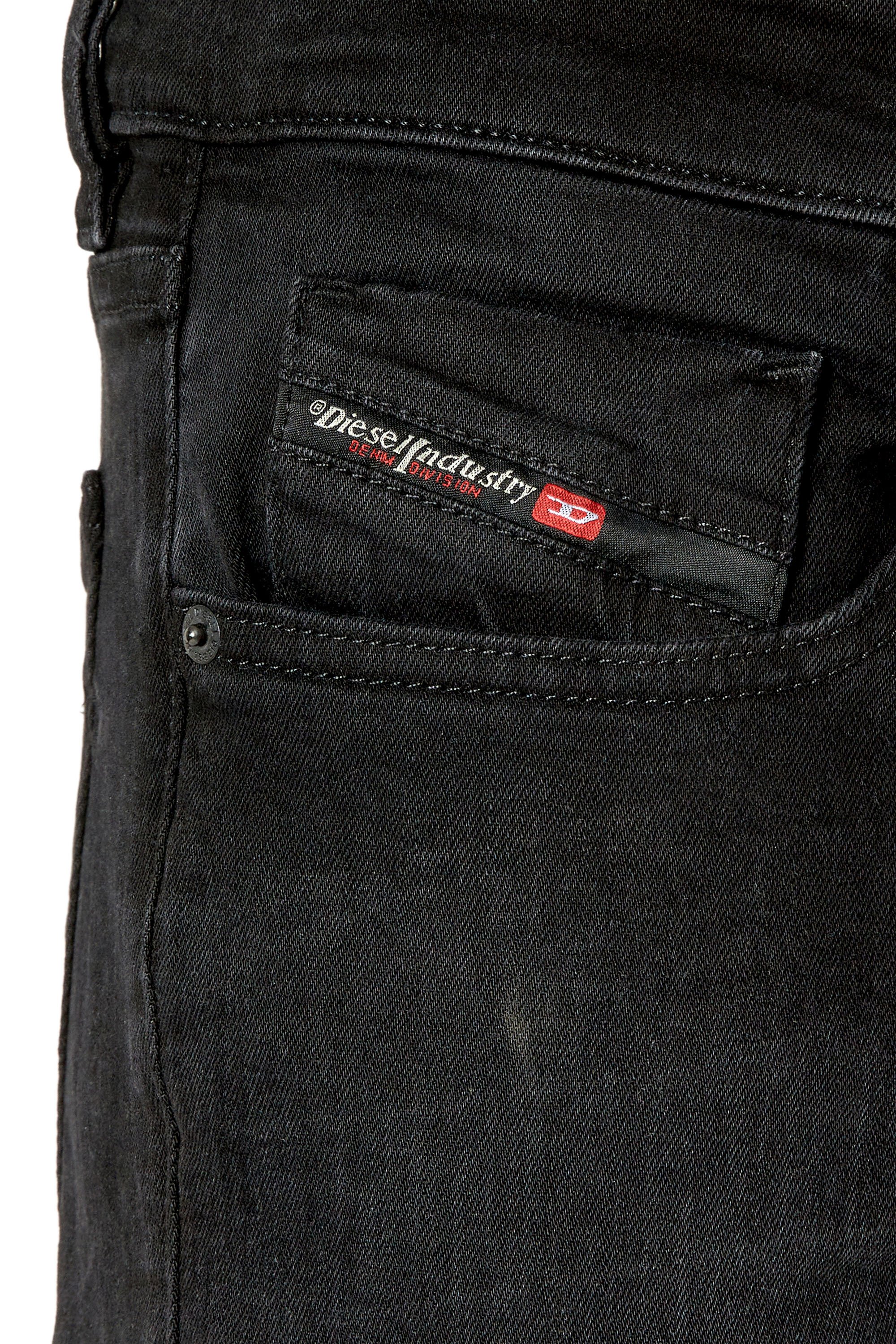 Diesel - Slim Jeans 2019 D-Strukt 0TFAS, Noir/Gris foncé - Image 5