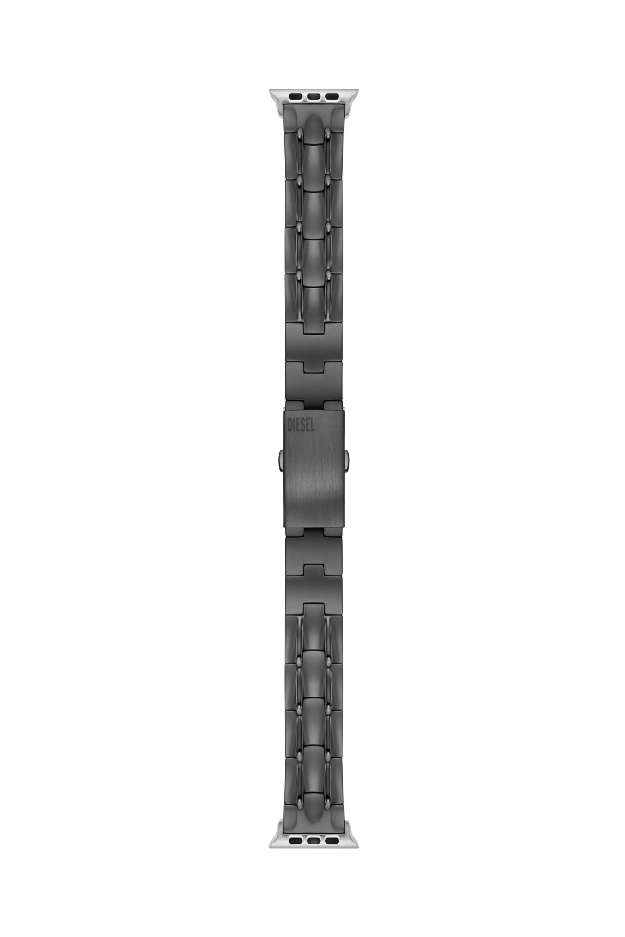 Diesel - DSS0015, Bracelet de montre en acier inoxydable pour l'Apple Watch®, 42mm, 44mm, et 45mm. Mixte in Gris - 1