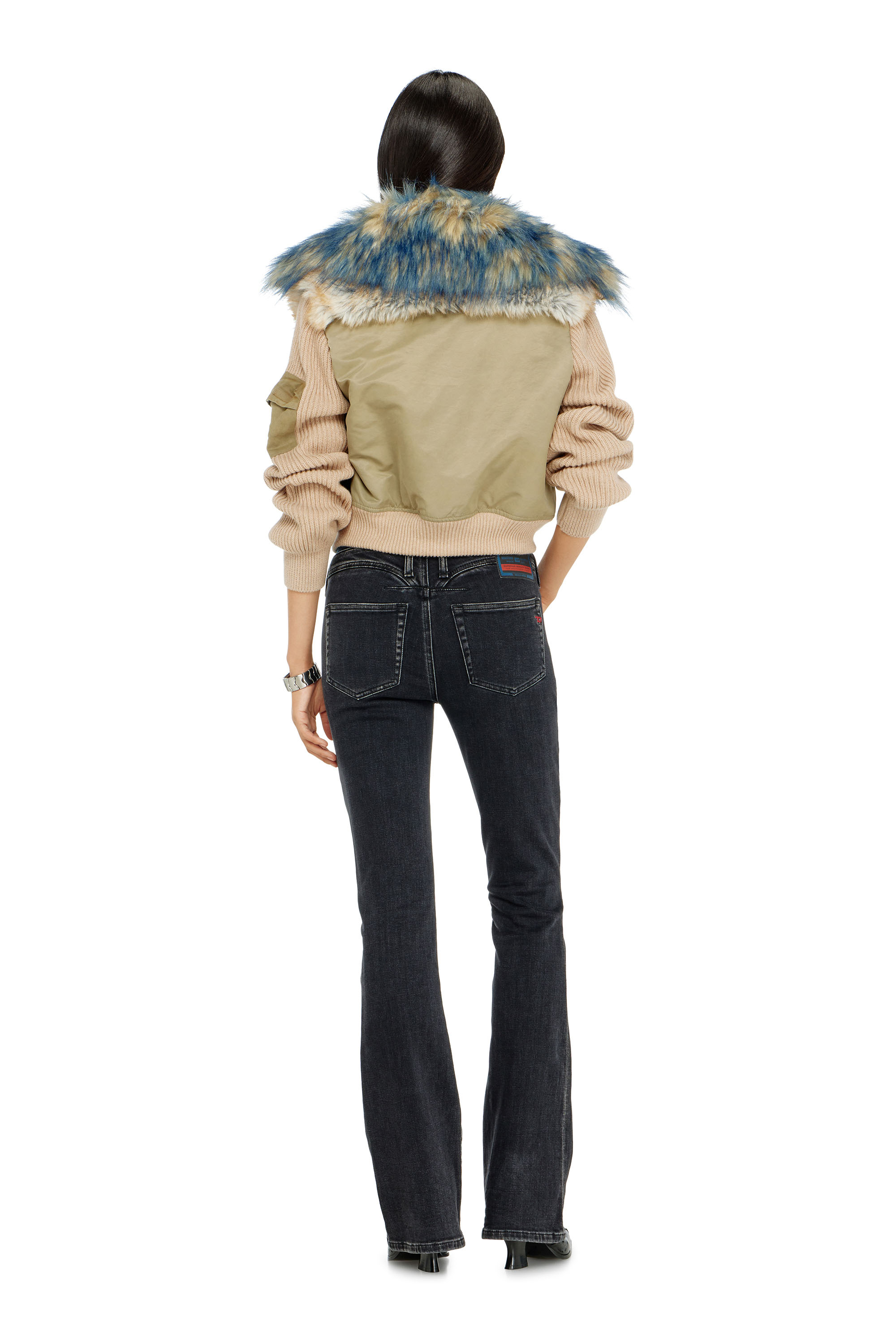 Diesel - Bootcut Jeans 1969 D-Ebbey 09P75 Femme, Noir/Gris fonc&eacute; - Image 3