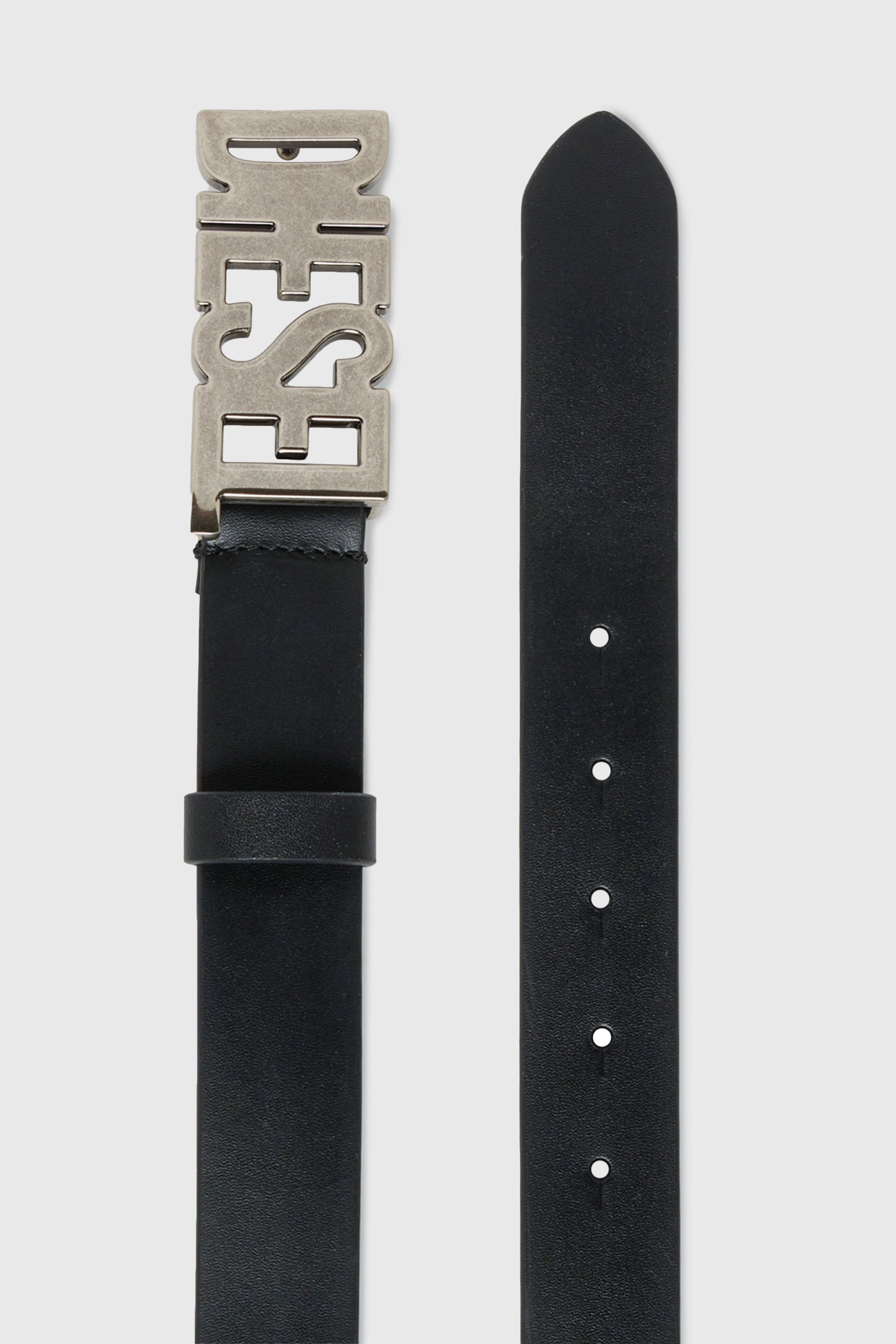 Diesel - BWR, 3 cm ceinture en cuir avec boucle Diesel Mixte in Noir - 2