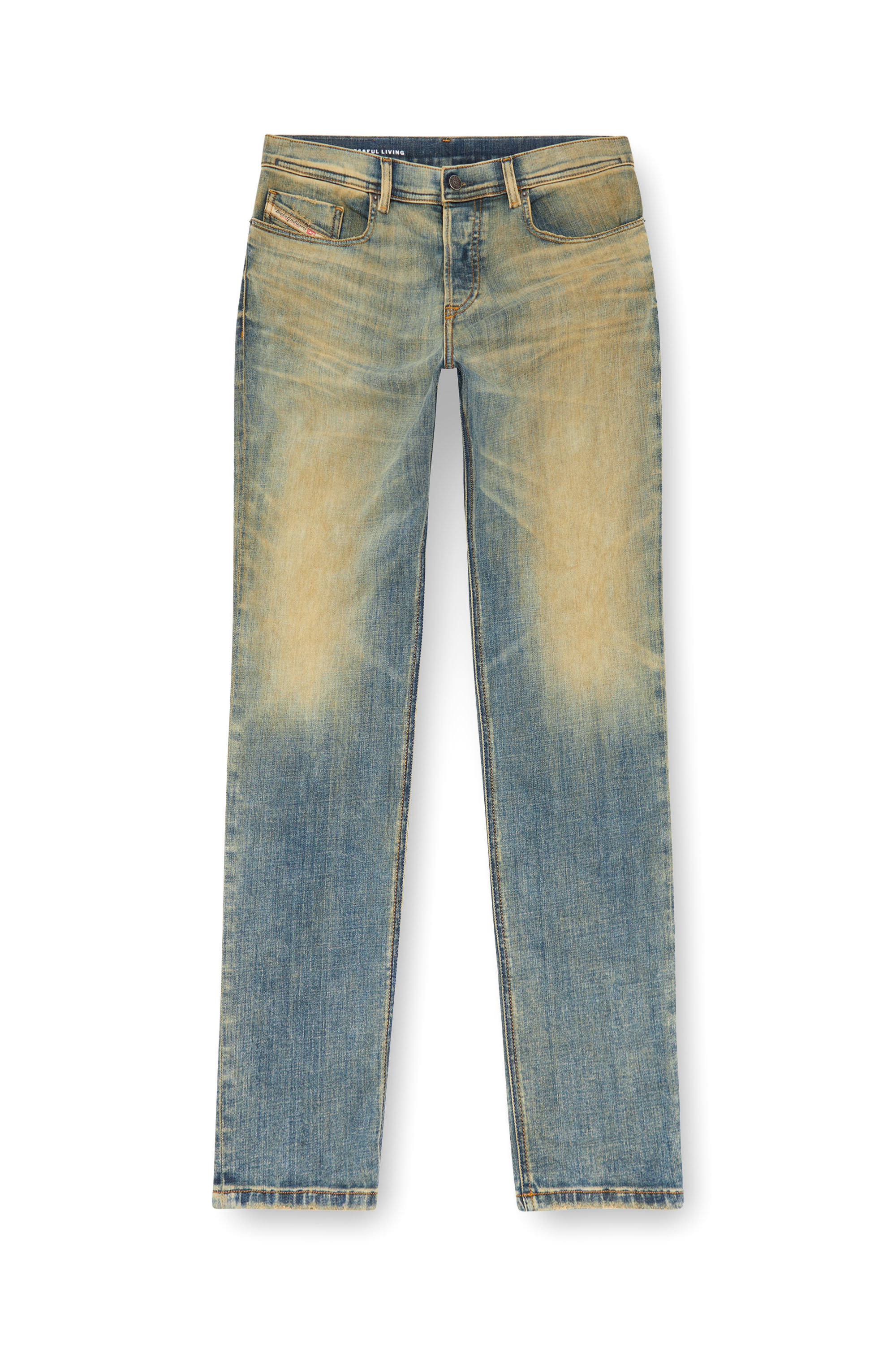 Diesel - Tapered Jeans 2023 D-Finitive 09J51, Bleu moyen - Image 3