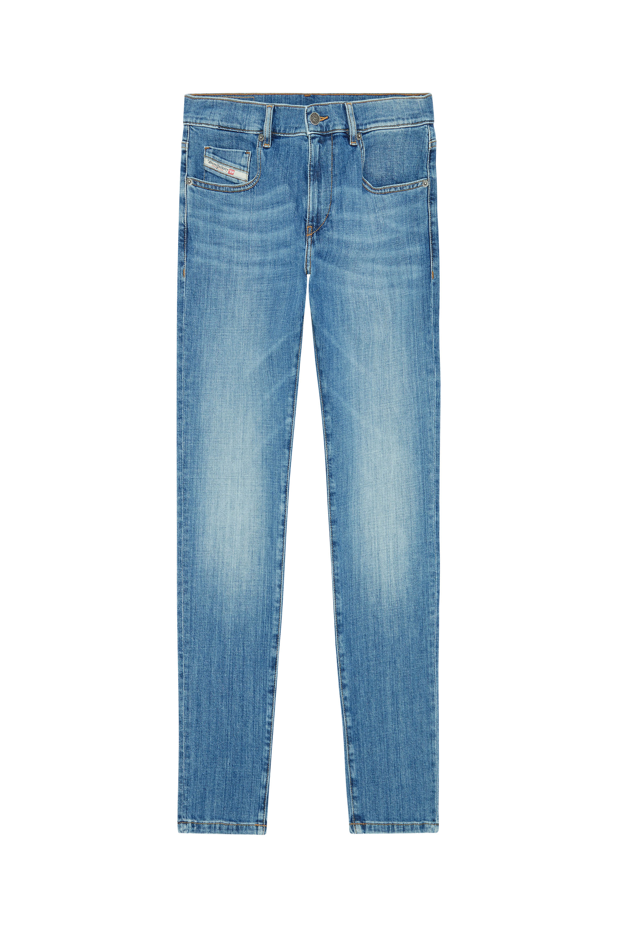 Diesel - 2019 D-Strukt 0EKAI Slim Jeans, Bleu moyen - Image 5