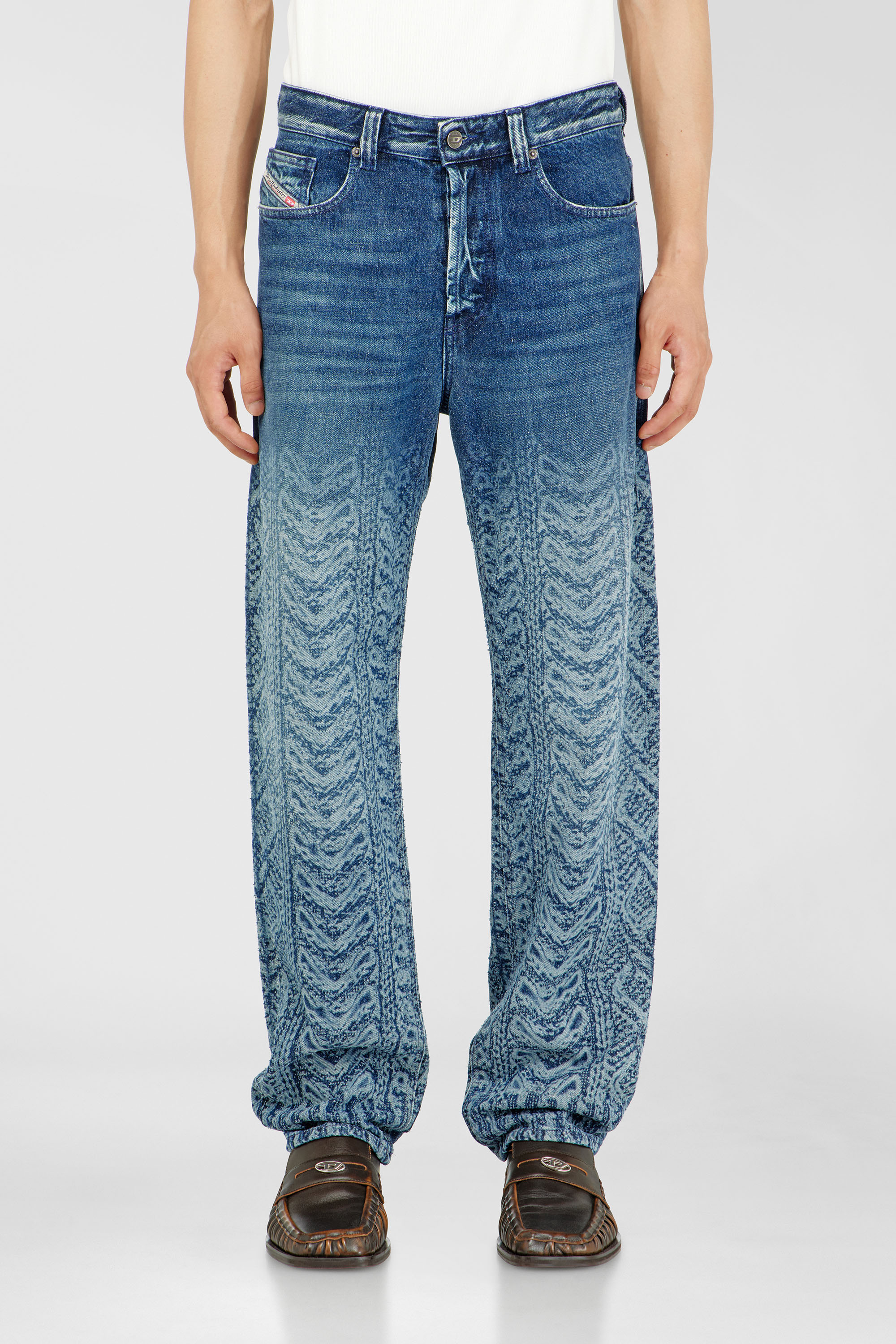 Diesel - Regular Jeans 2024 D-Macs 007EV Homme, Bleu Fonc&eacute; - Image 4