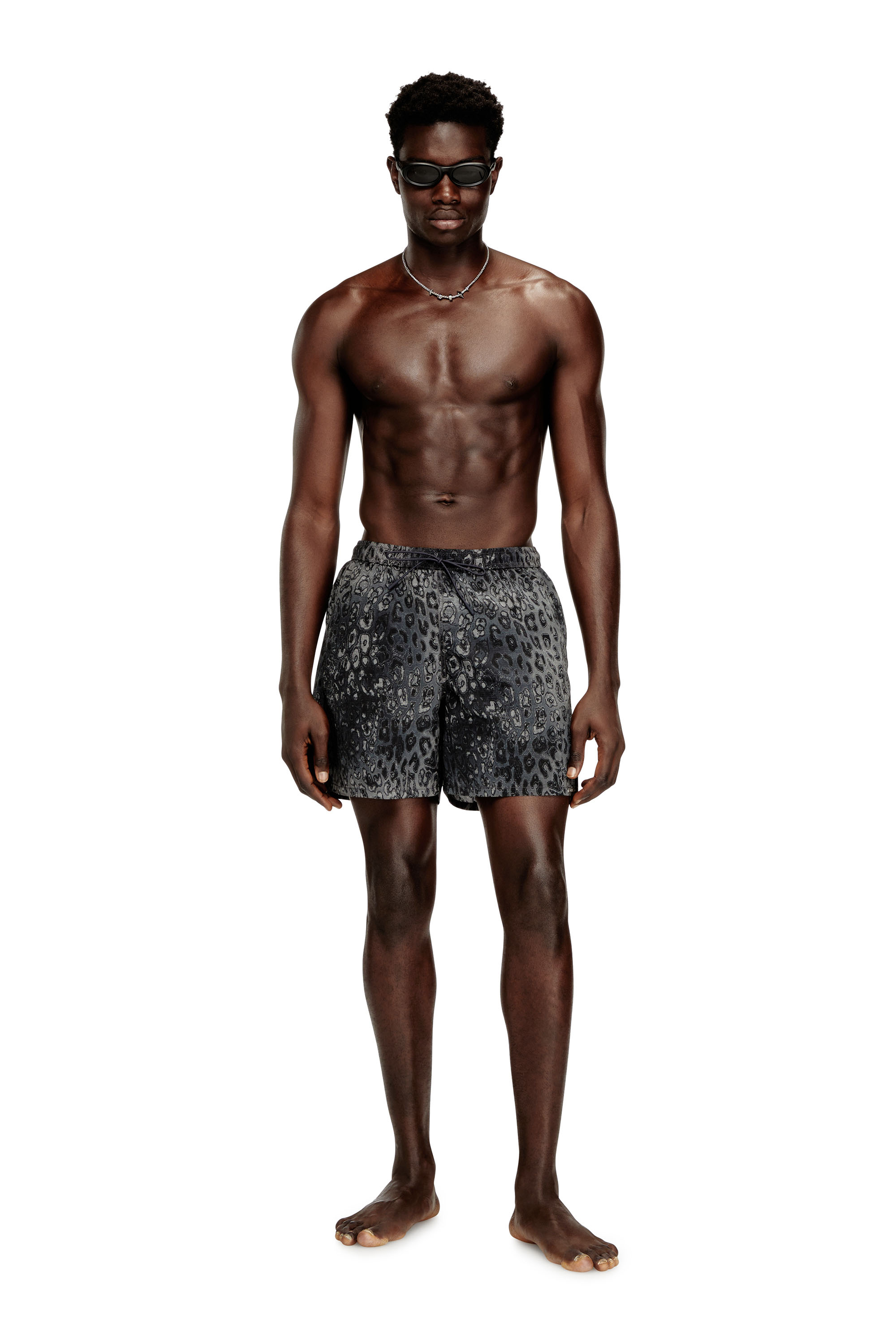 Diesel - SOCCER-41-UTLT, Short de bain à imprimé animalier Homme in ToBeDefined - 1