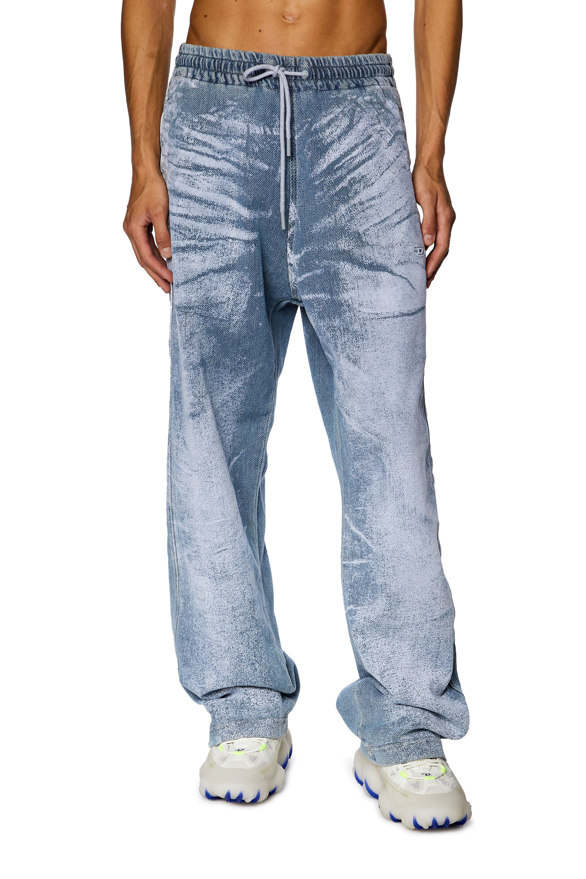 Diesel - Straight Jeans D-Martia 068JK, Bleu Clair - Image 1