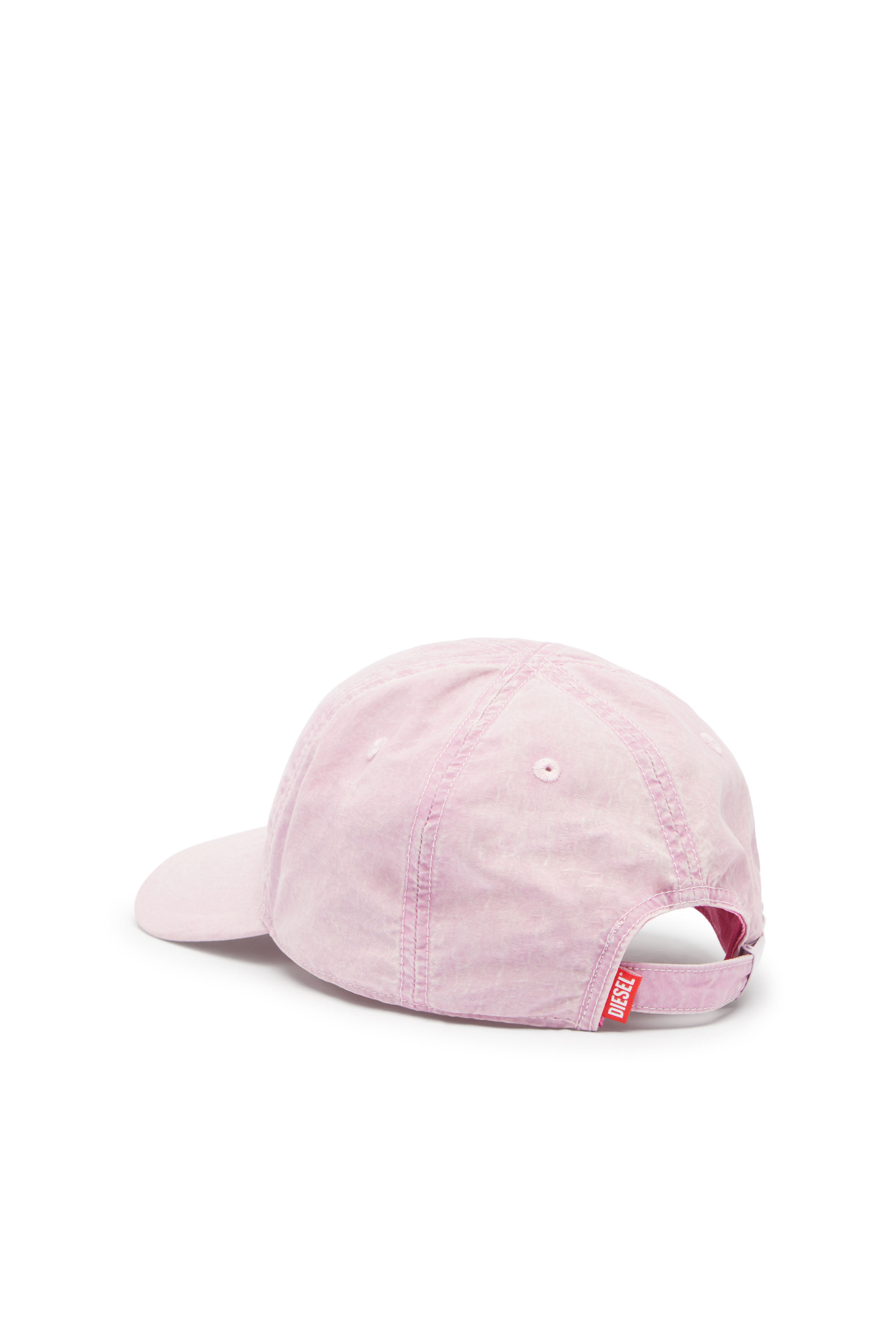 Diesel - C-NYLOFF, Casquette de baseball avec logo Oval D brod&eacute; Homme in Rose - 2