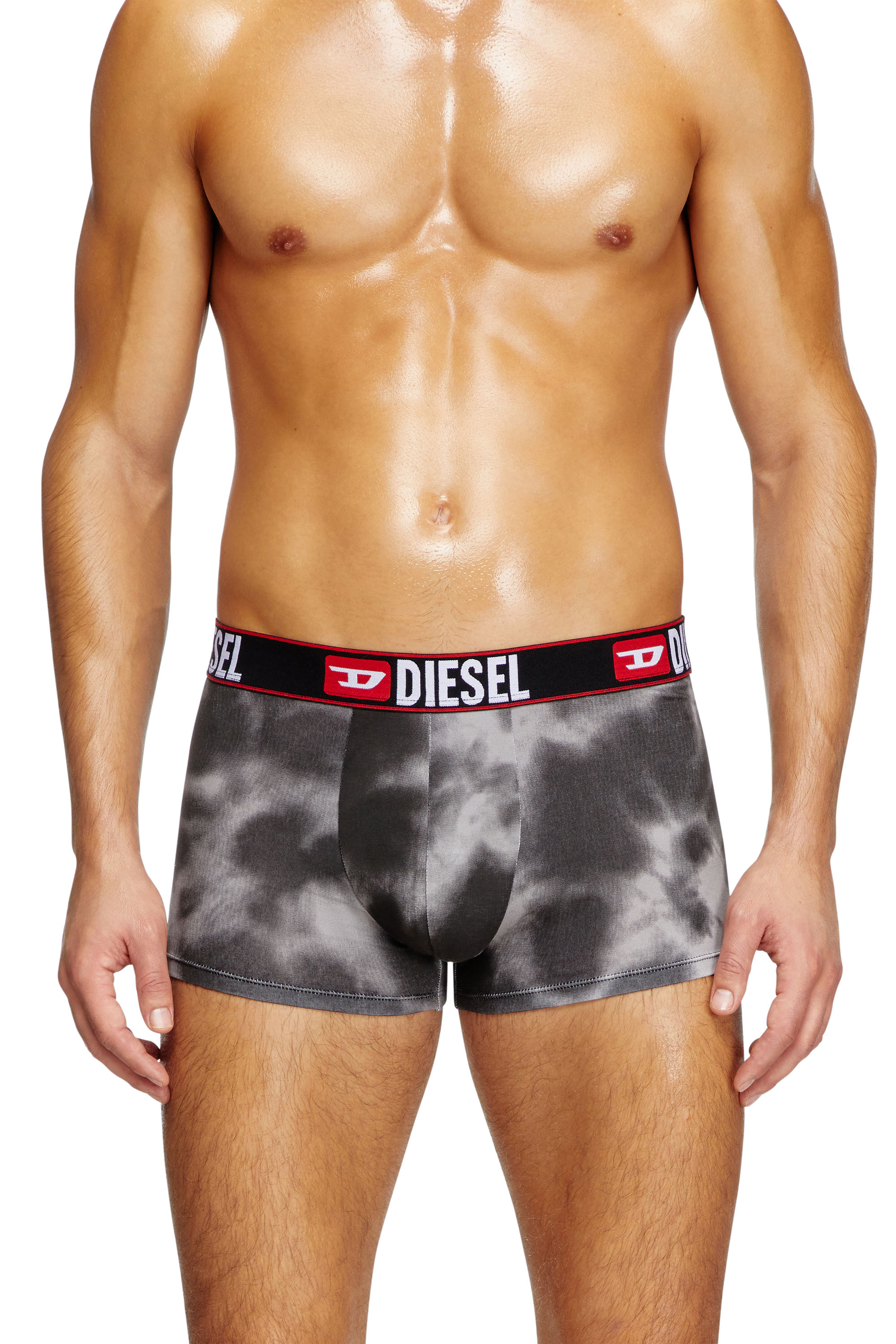 Diesel - UMBX-DAMIEN, Boxer avec imprimé nuage Homme in Noir - 2