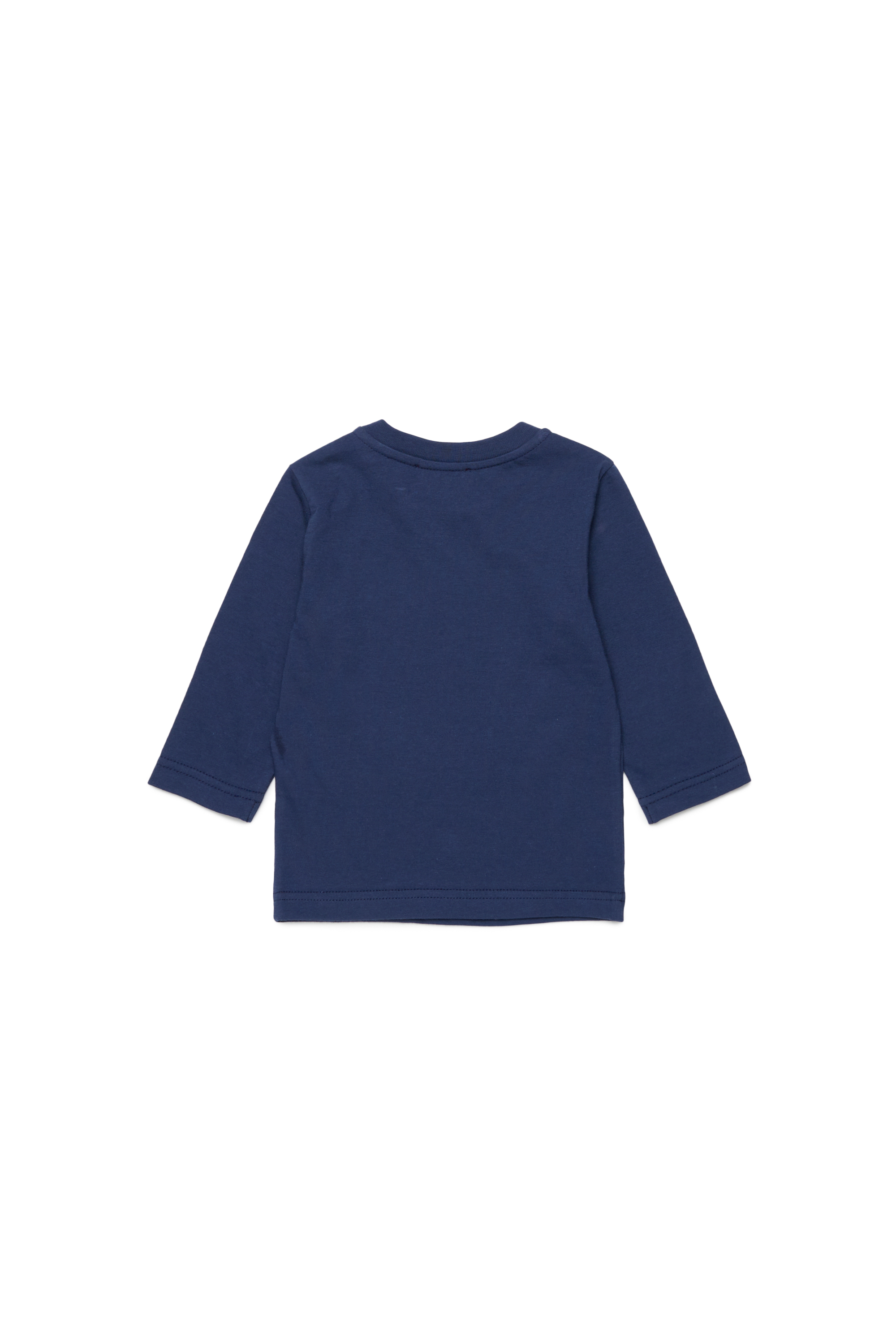 Diesel - TCERBLSB, Mixte T-shirt à manches longues avec Oval D in Bleu - Image 2