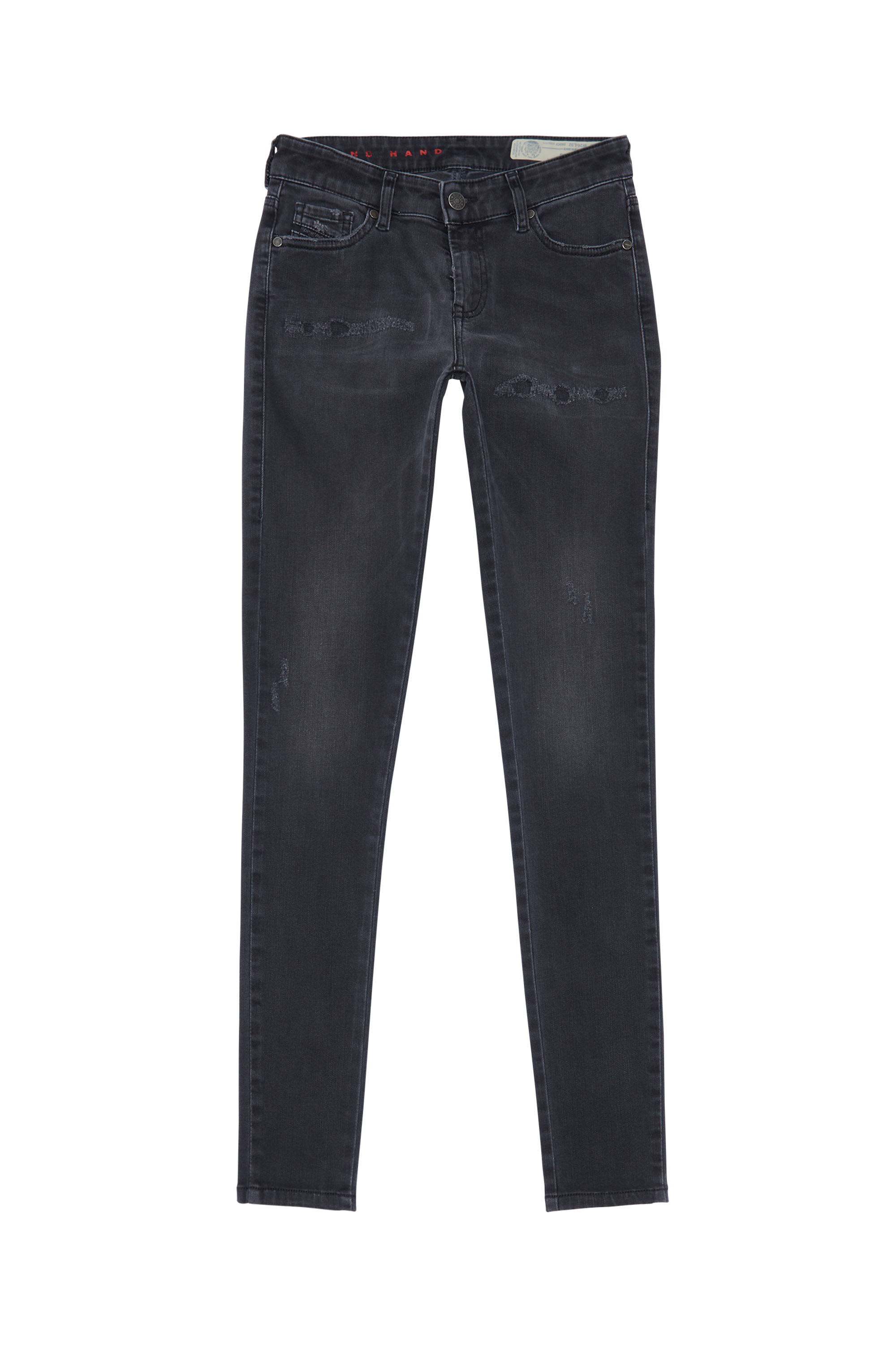 Diesel - SLANDY, Femme - Jeans Noir/Gris fonc&eacute; Femme in Noir - 1