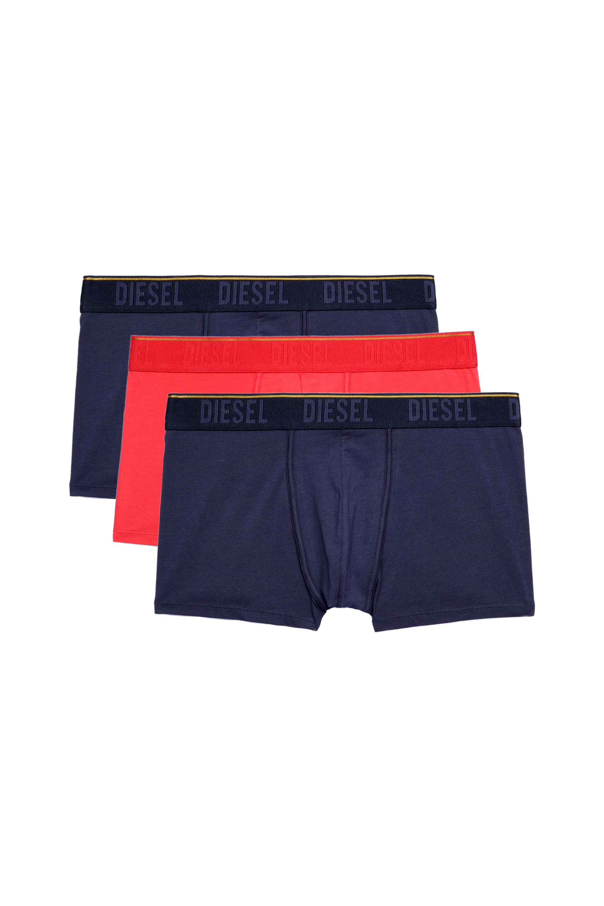 UMBX-DAMIENTHREEPACK, Bleu/Rouge - Boxeurs courts