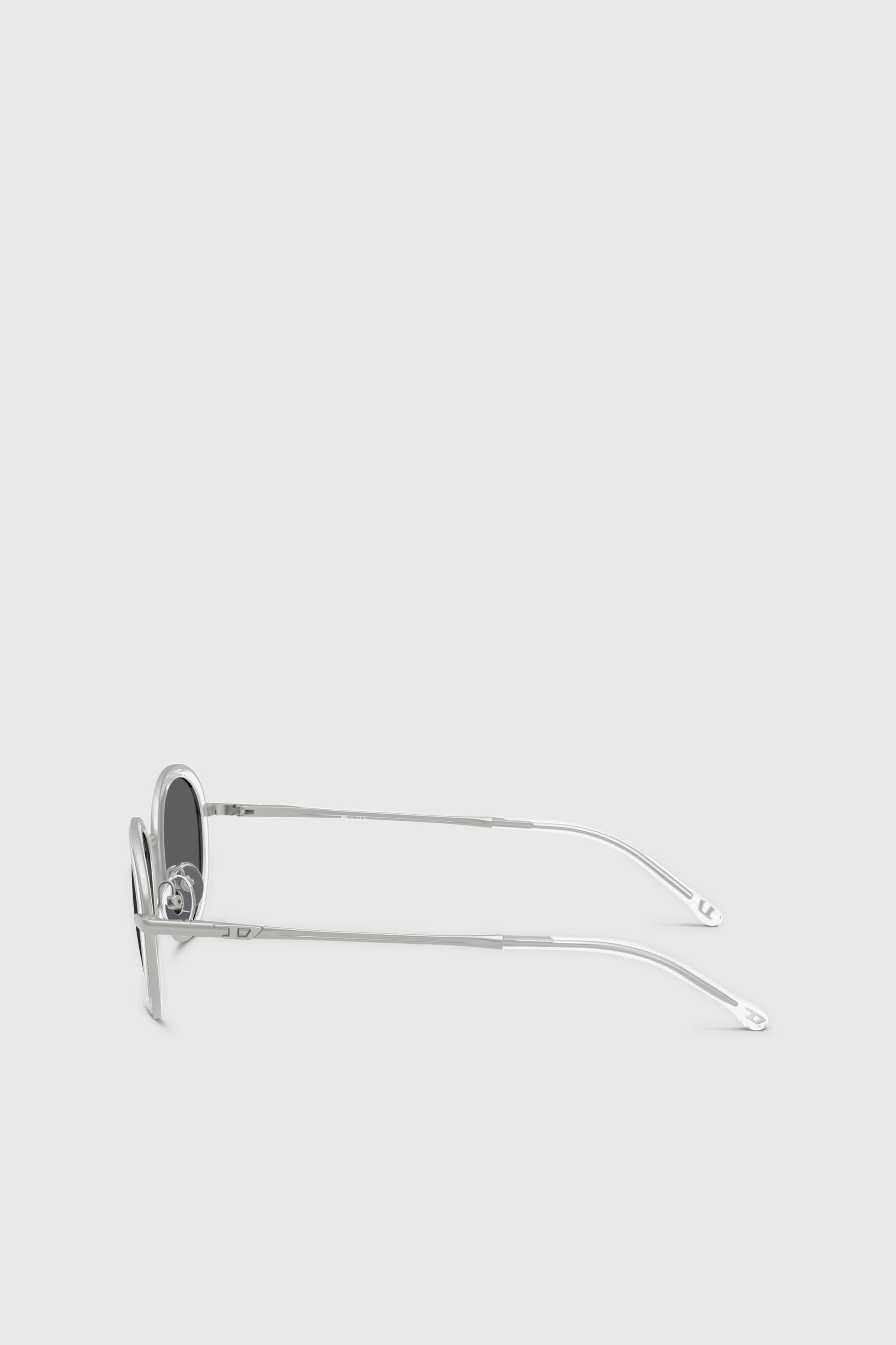 Diesel - 0DL1018, Lunettes de soleil ovales Mixte in Blanc - 2