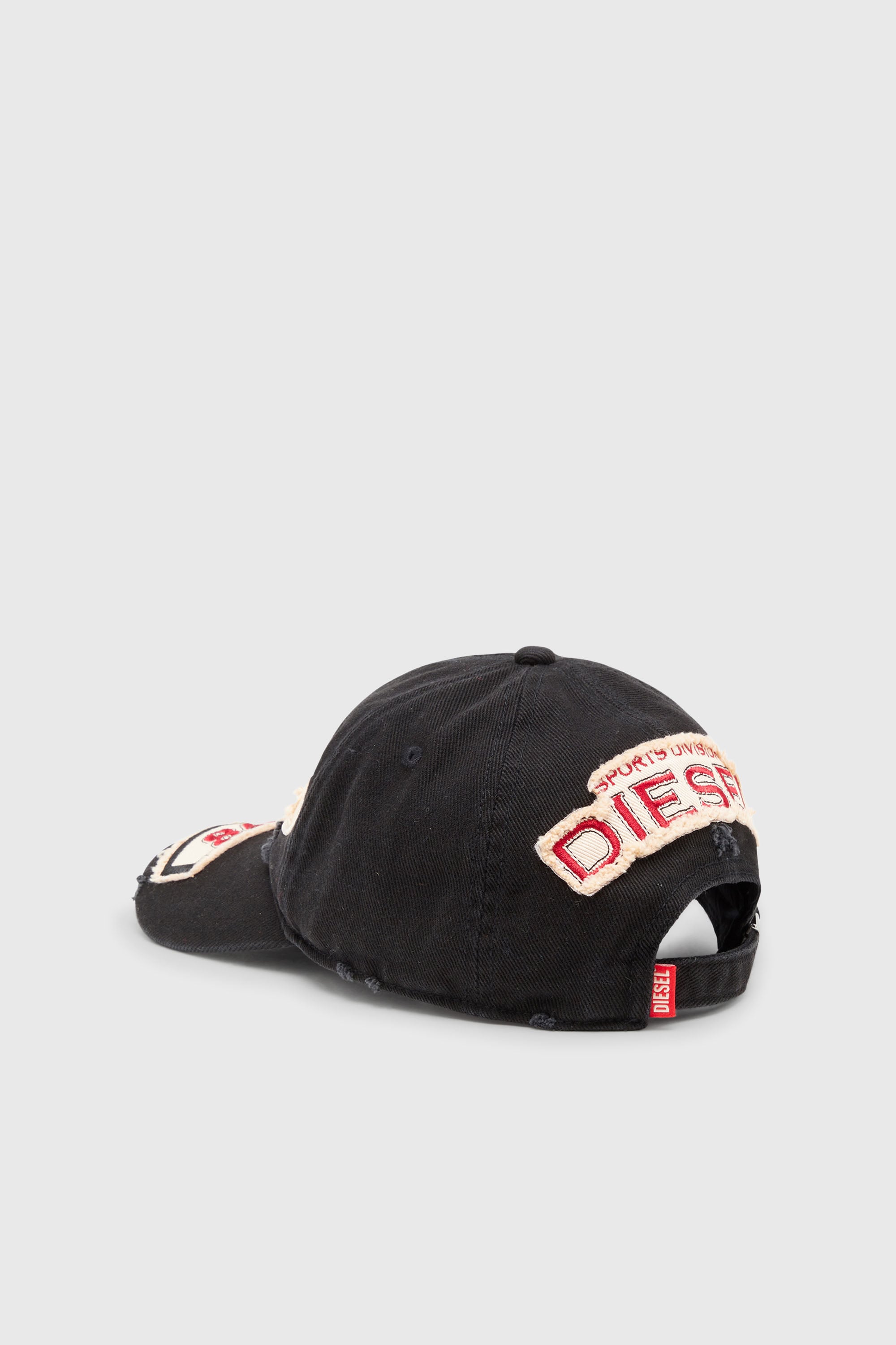 Diesel - C-BRAFF, Casquette de baseball avec empi&egrave;cements brod&eacute;s Mixte in Noir - 2
