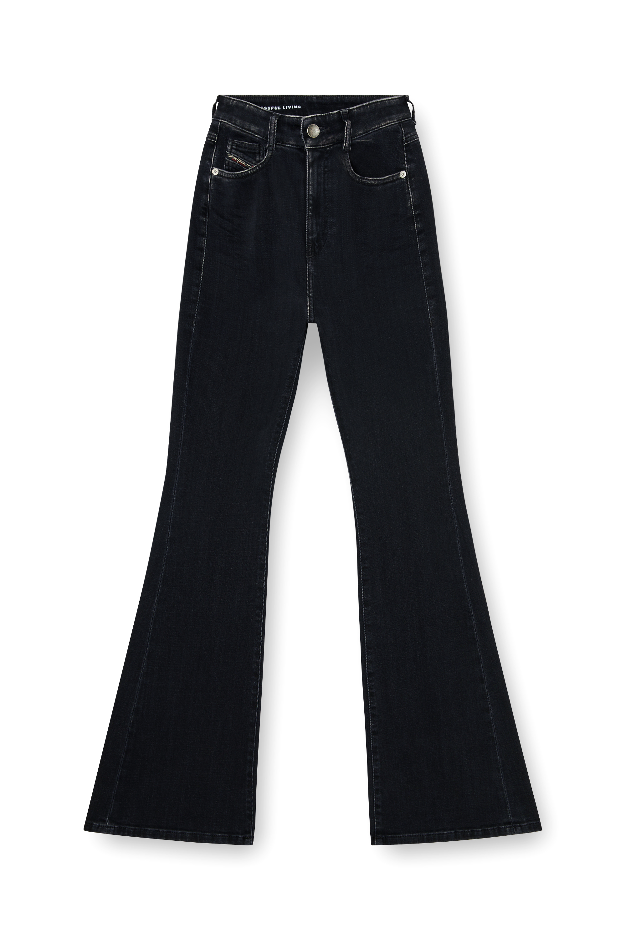 Diesel - Bootcut Jeans 1973 D-Partt 09P75 Femme, Noir/Gris fonc&eacute; - Image 6
