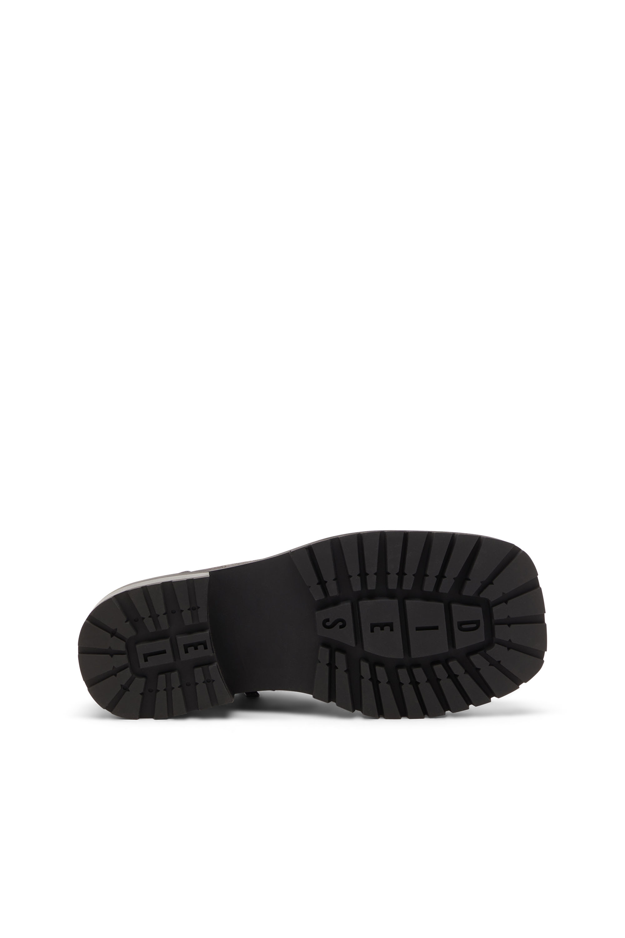 Diesel - D-TEXAN CLOG, D-Texan-Chaussures zippées en suède craquelé vieilli Homme in Marron - 4