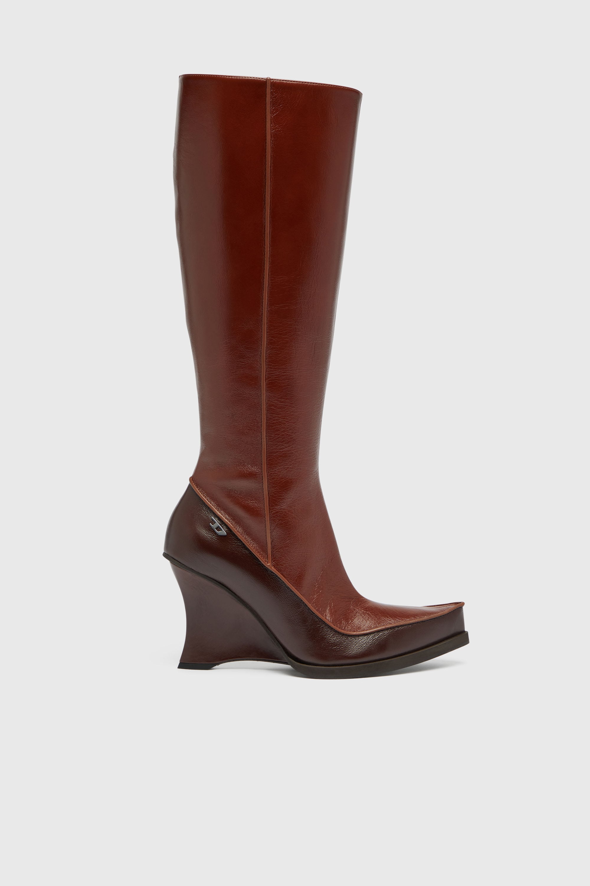 Diesel - D-LUCETTE-90-KB W, D-Lucette-Bottes hauteur genou en cuir Femme in ToBeDefined - 1