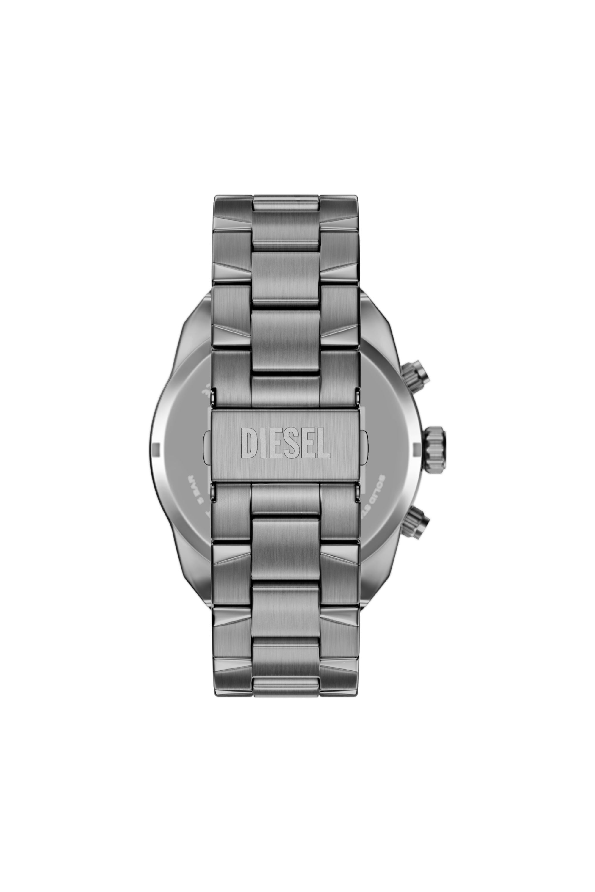 Diesel - DZ4724 WATCH, Montre Spiked en acier inoxydable finition gunmetal Homme in Gris - 2