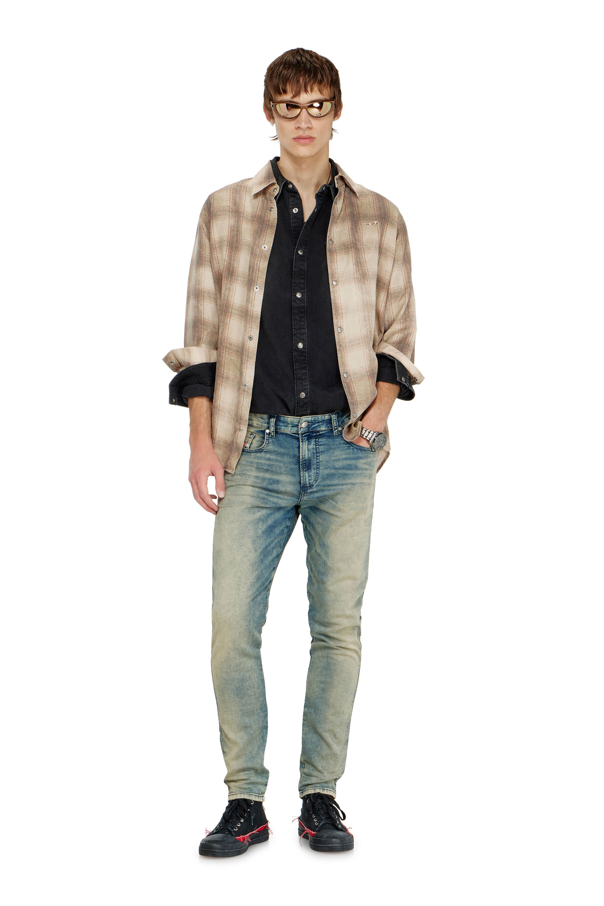 Diesel - Slim 2062 D-Strukt Joggjeans&reg; 09P60 Homme, Bleu moyen - Image 1