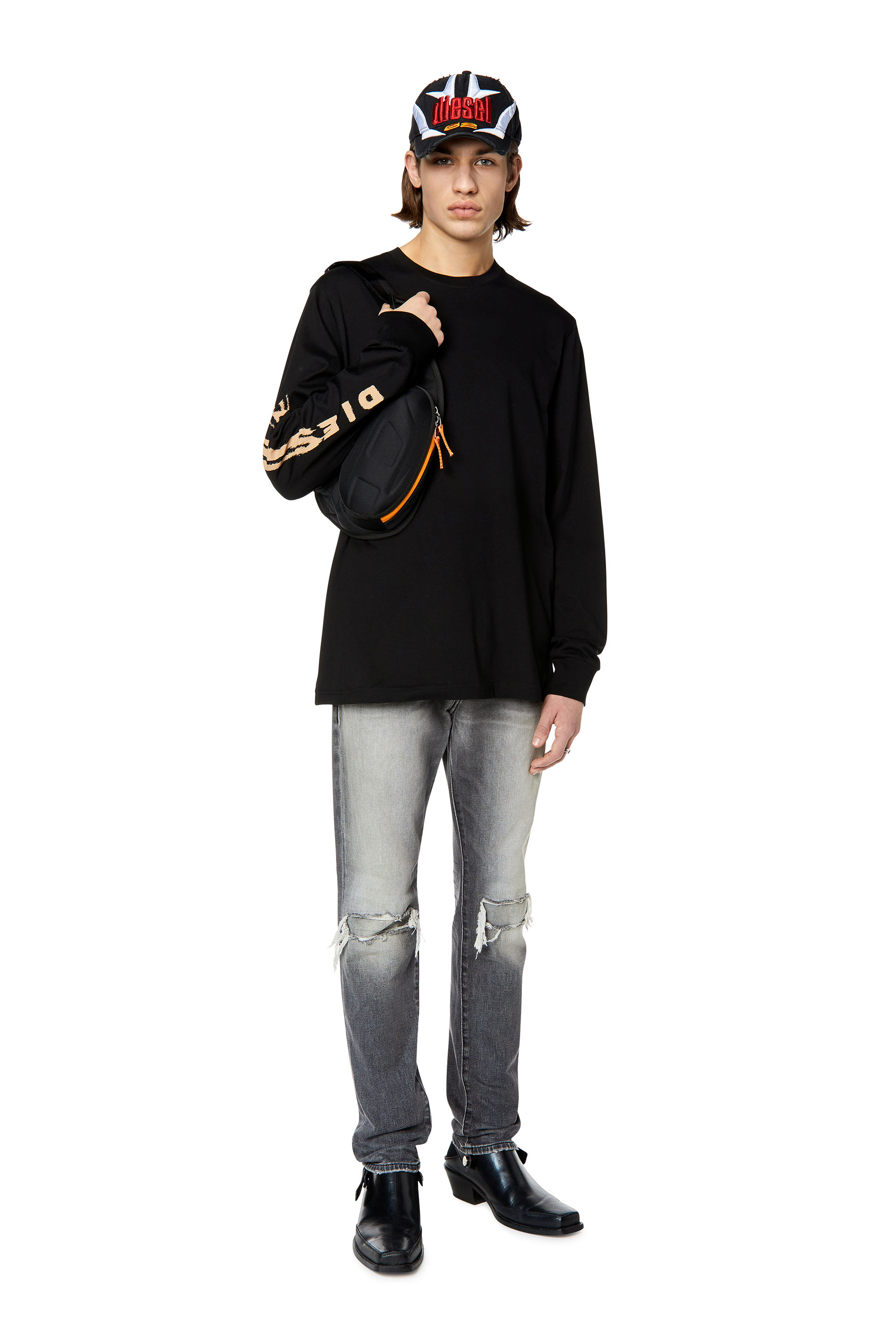 Diesel - T-JUST-LS-G3, Noir - Image 2