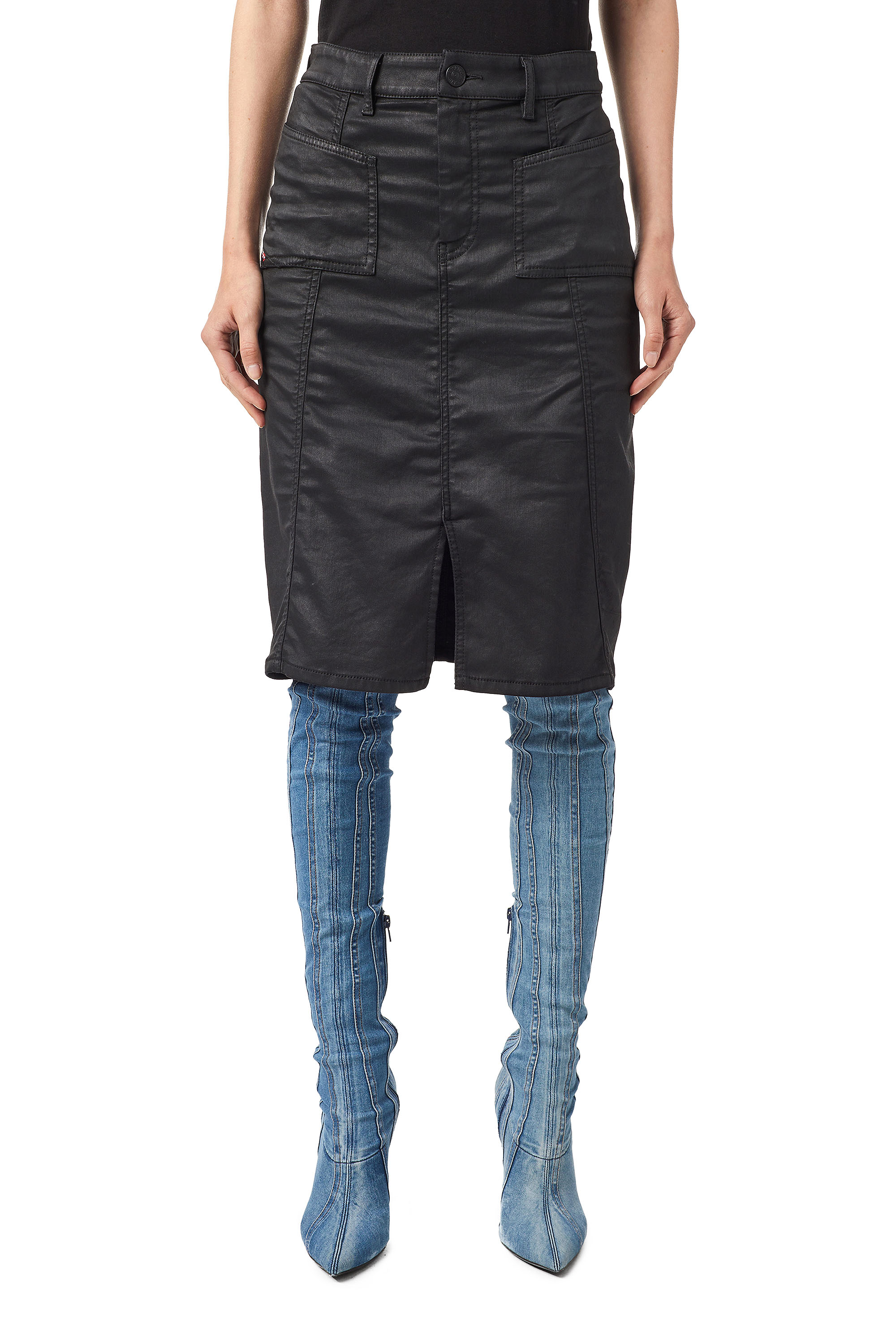 D-PAU-SP JOGGJEANS, Noir - Jupes