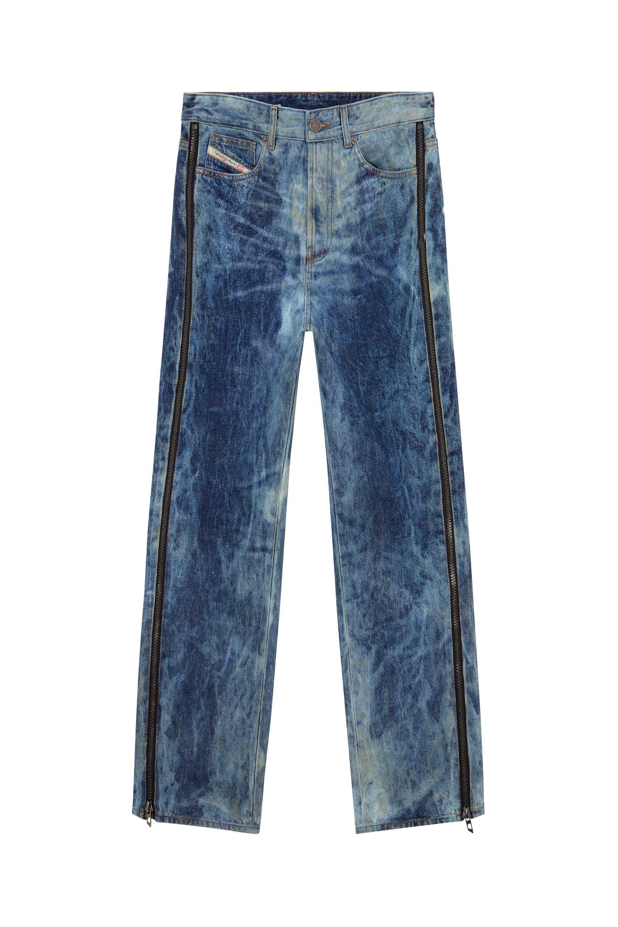 Diesel - Straight Jeans D-Rise 0PGAX, Bleu moyen - Image 5