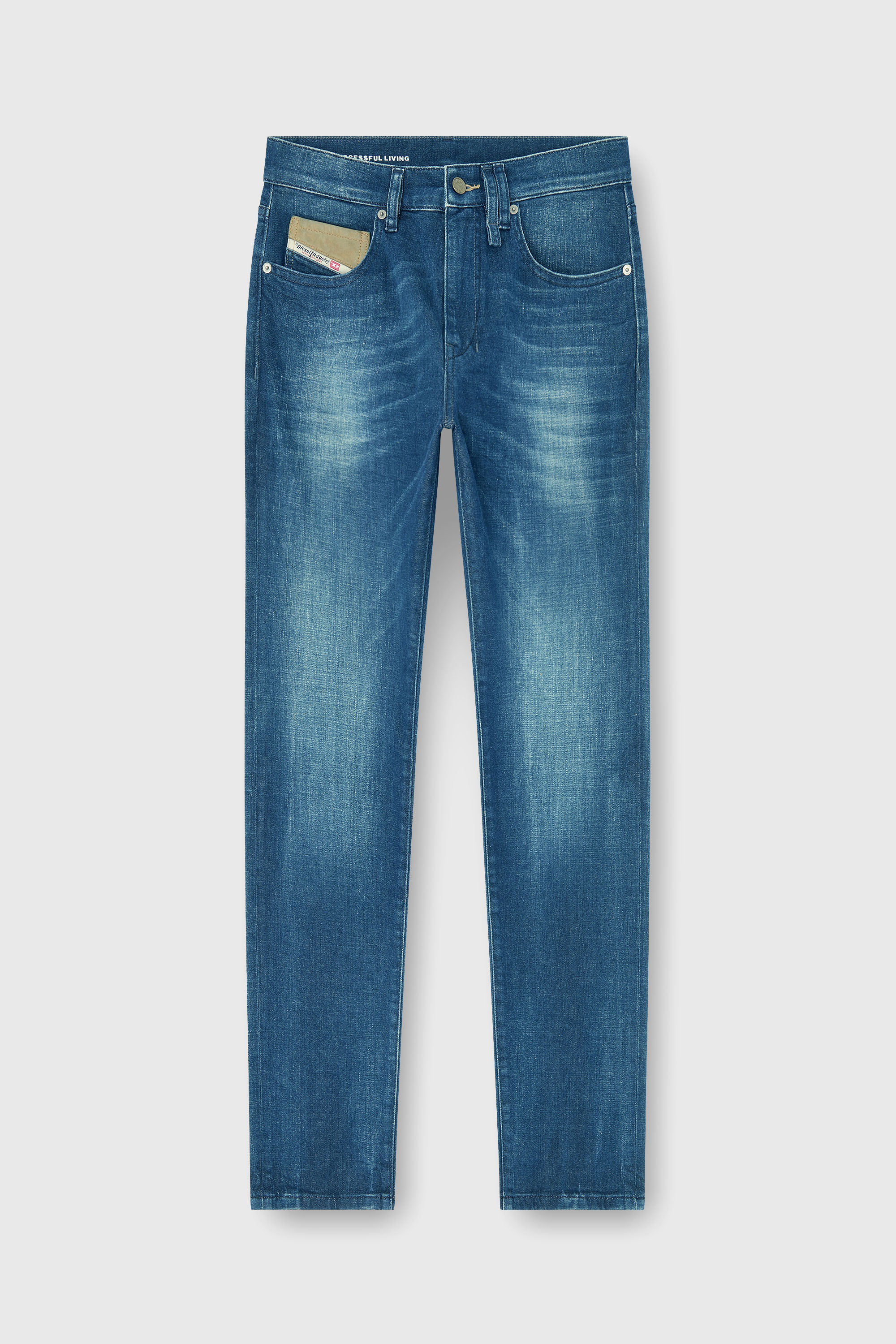 Diesel - Slim Jeans 2019 D-Strukt 0PBBZ Homme, Bleu moyen - Image 2