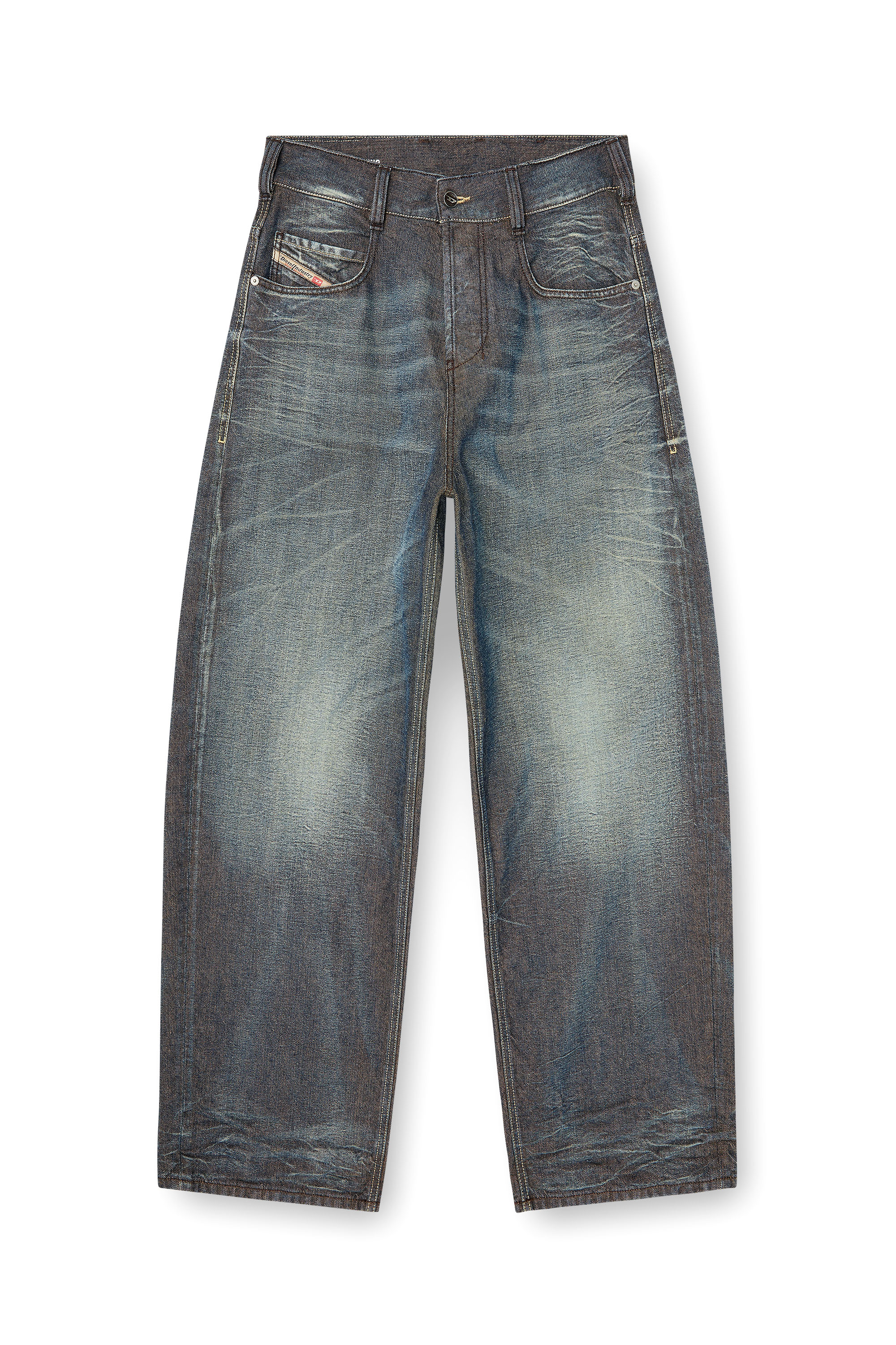 Diesel - Relaxed Jeans 1997 D-Enim-M 007EM Mixte, Bleu Fonc&eacute; - Image 6