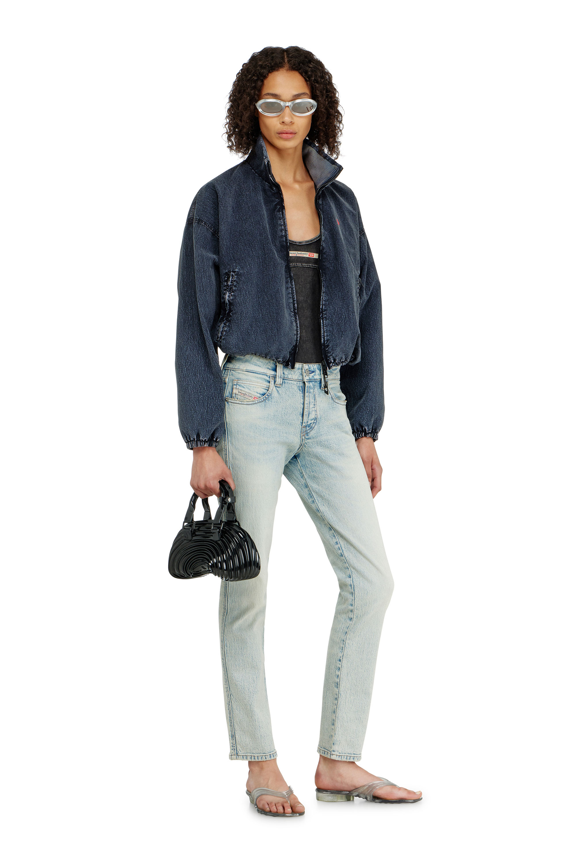 Diesel - MELISSA QUANTUM DOME, Quantum Dome &ndash; Sac &agrave; main en Melflex&reg; Femme in Noir - 2