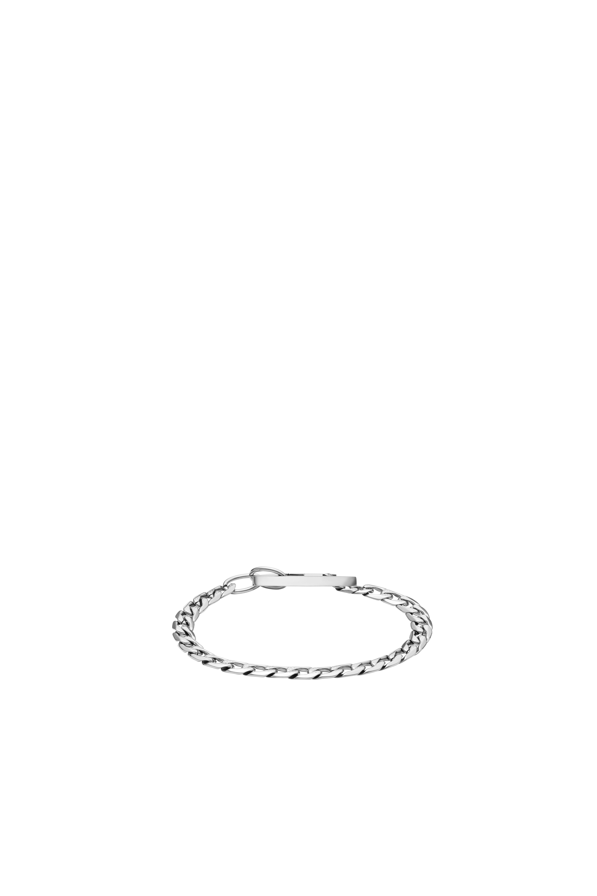 Diesel - DX1496, Unisex Stainless steel chain bracelet in Silver - Image 2