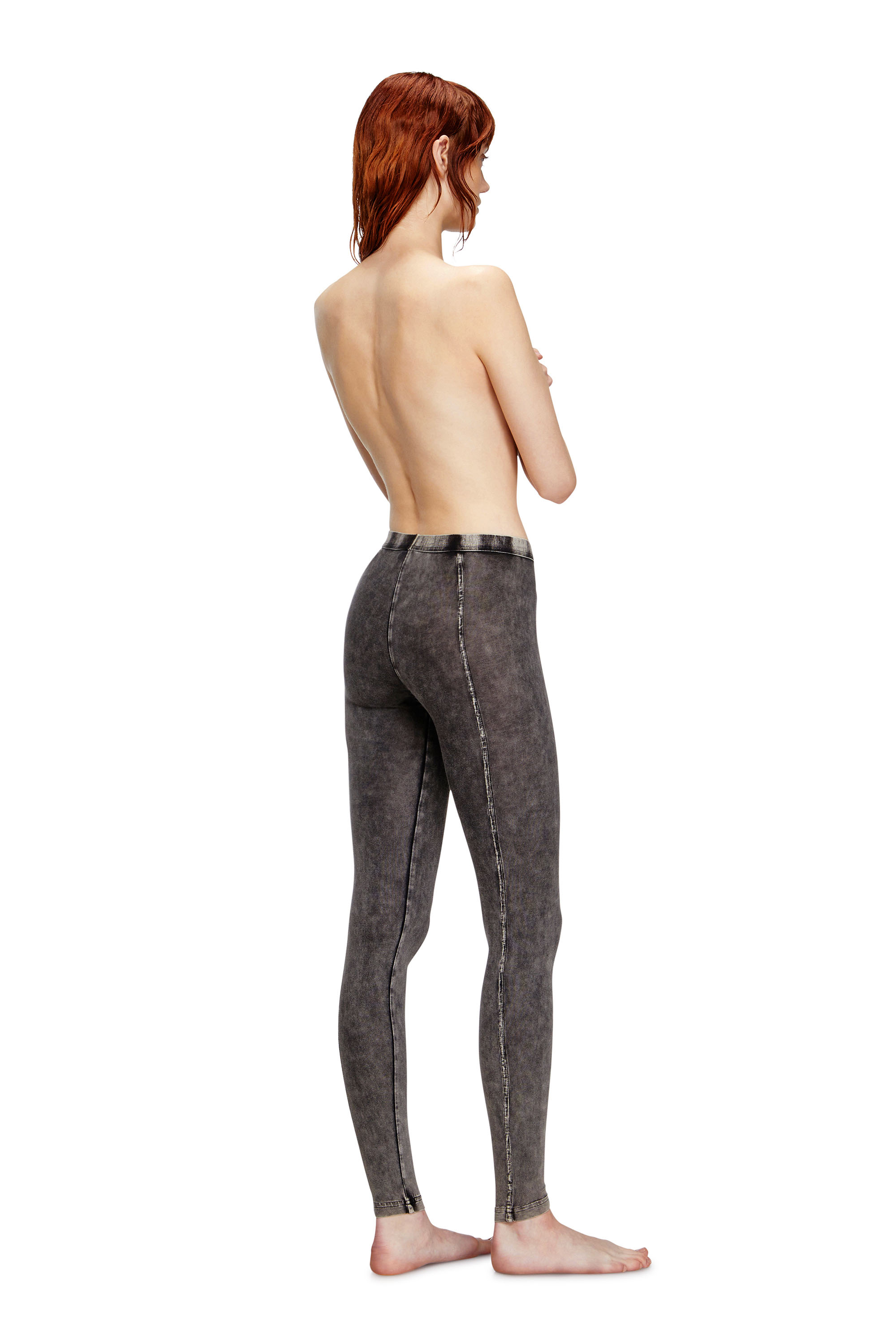 Diesel - ATHENA-DNM, Jeggings en jersey effet denim Femme in Noir - 3