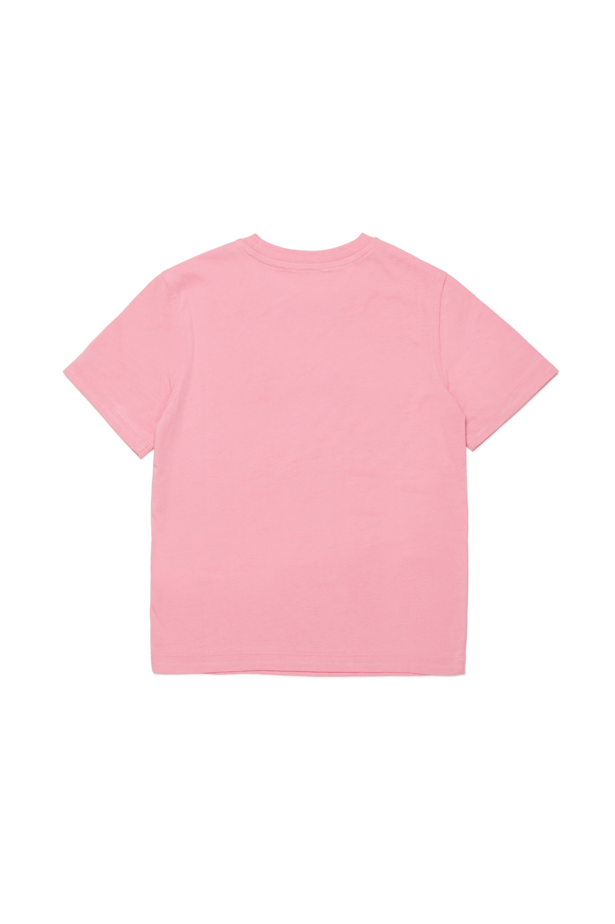 Diesel - TREGL4, T-shirt avec logo cœur floqué Femme in Rose - 2