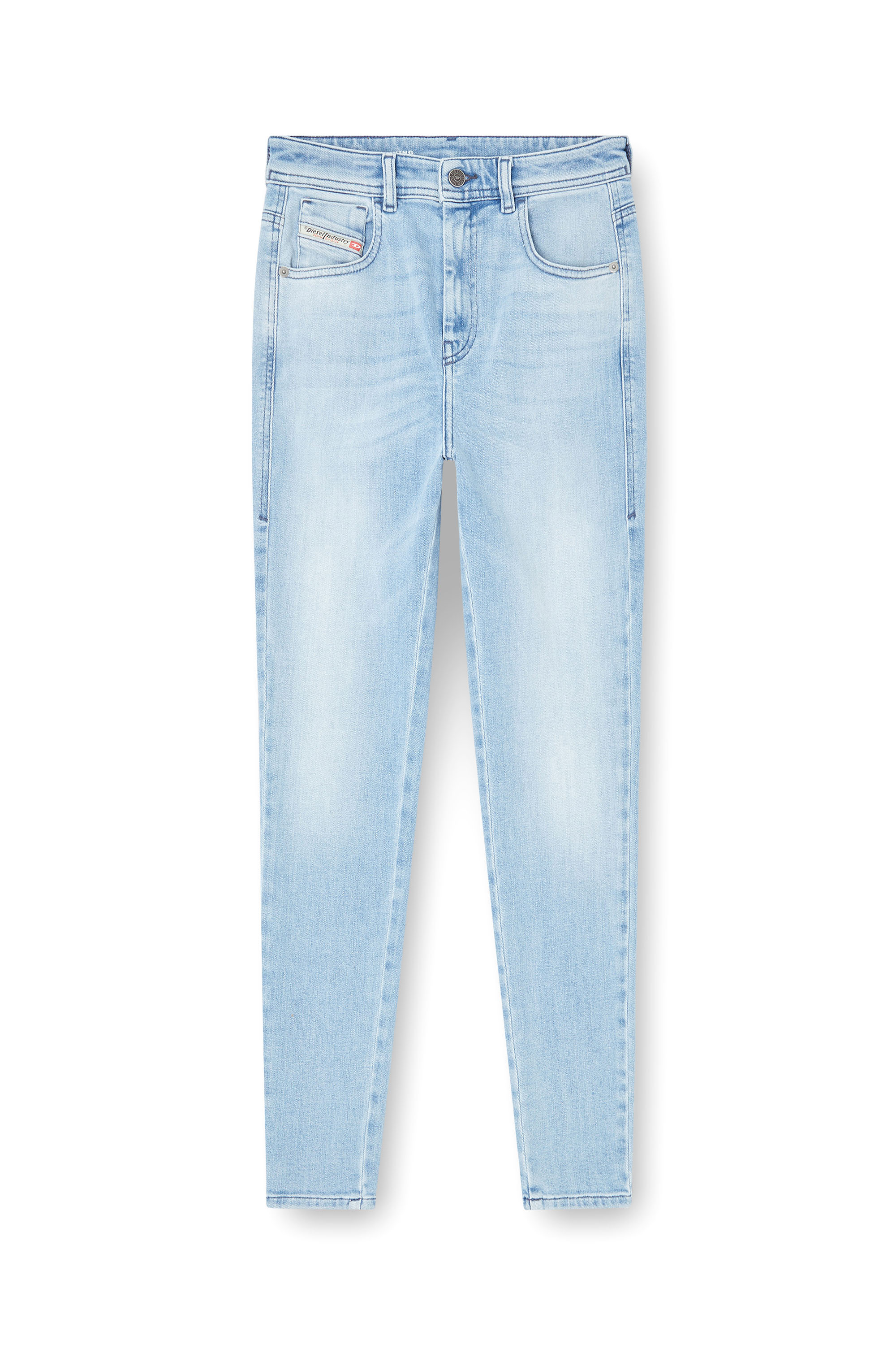 Diesel - Skinny Jeans 1984 Slandy-High 09M05 Femme, Bleu Clair - Image 2