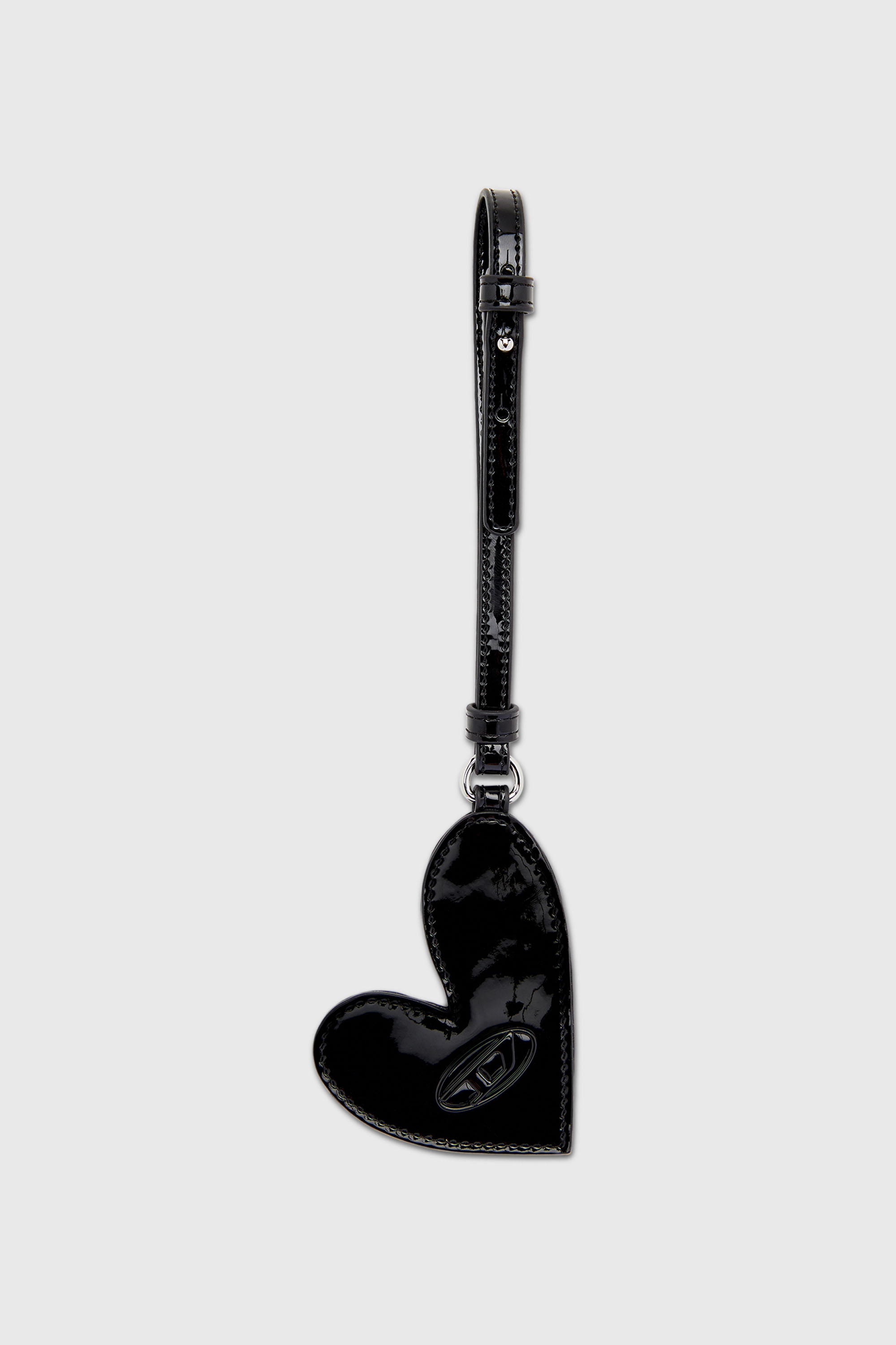 Diesel - PLAY MIRROR, Breloque miroir avec finition brillante Femme in Noir - 1
