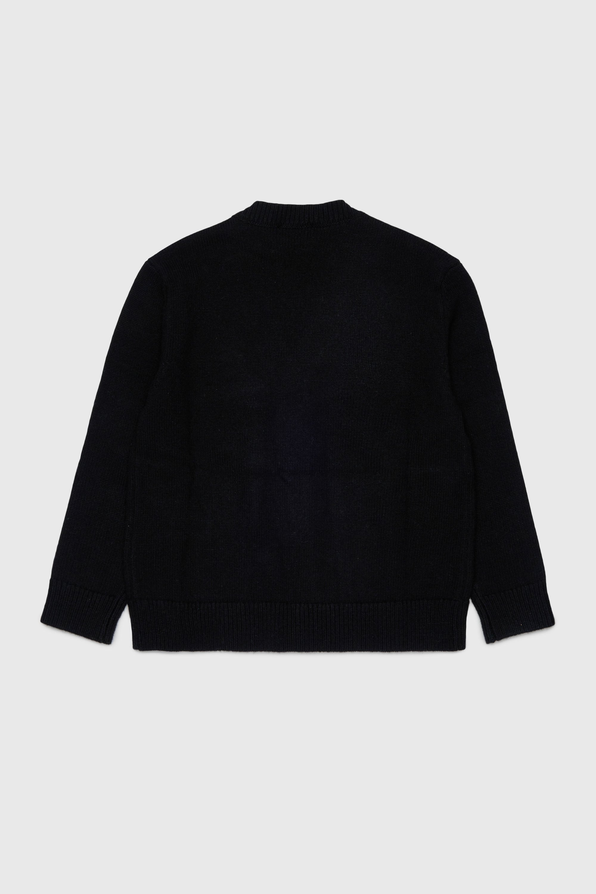 Diesel - KLABO CARDIGAN OVER, Cardigan enrichi en cachemire avec logo Oval D Homme in Noir - 2