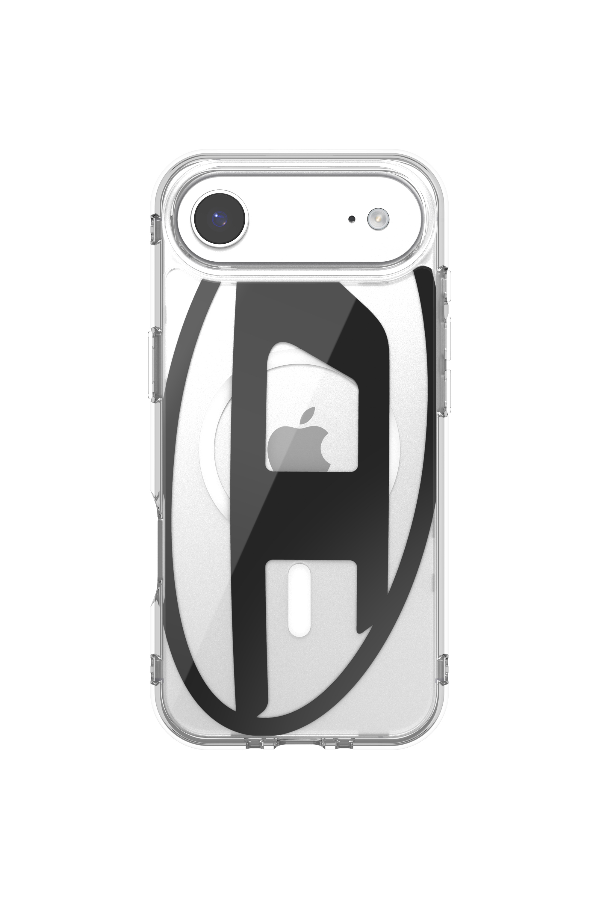 Diesel - 60416 AOP CASE, Étui métallique Oval D avec Magsafe pour iPhone 17 Air Mixte in Noir - 2