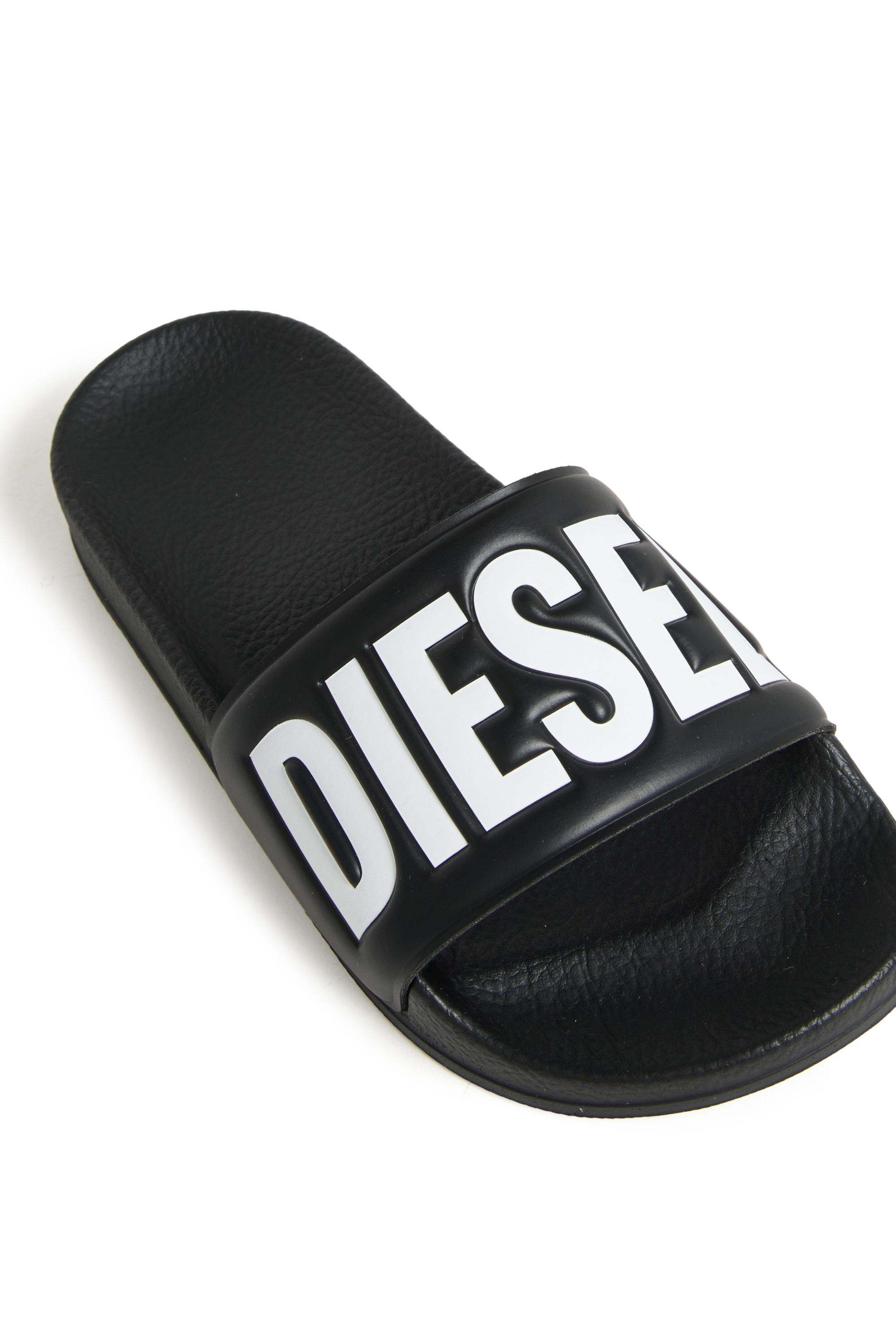 Diesel - SA-BWBISQOF, SA-BWBISQOF-Sliders avec logo emboss&eacute; Mixte in Noir - 4