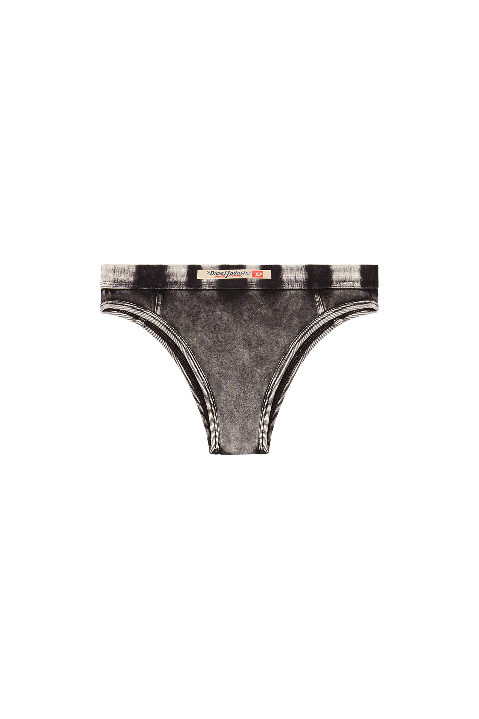 Diesel - CLODIA-DNM, Slips en jersey effet denim Femme in Noir - 4