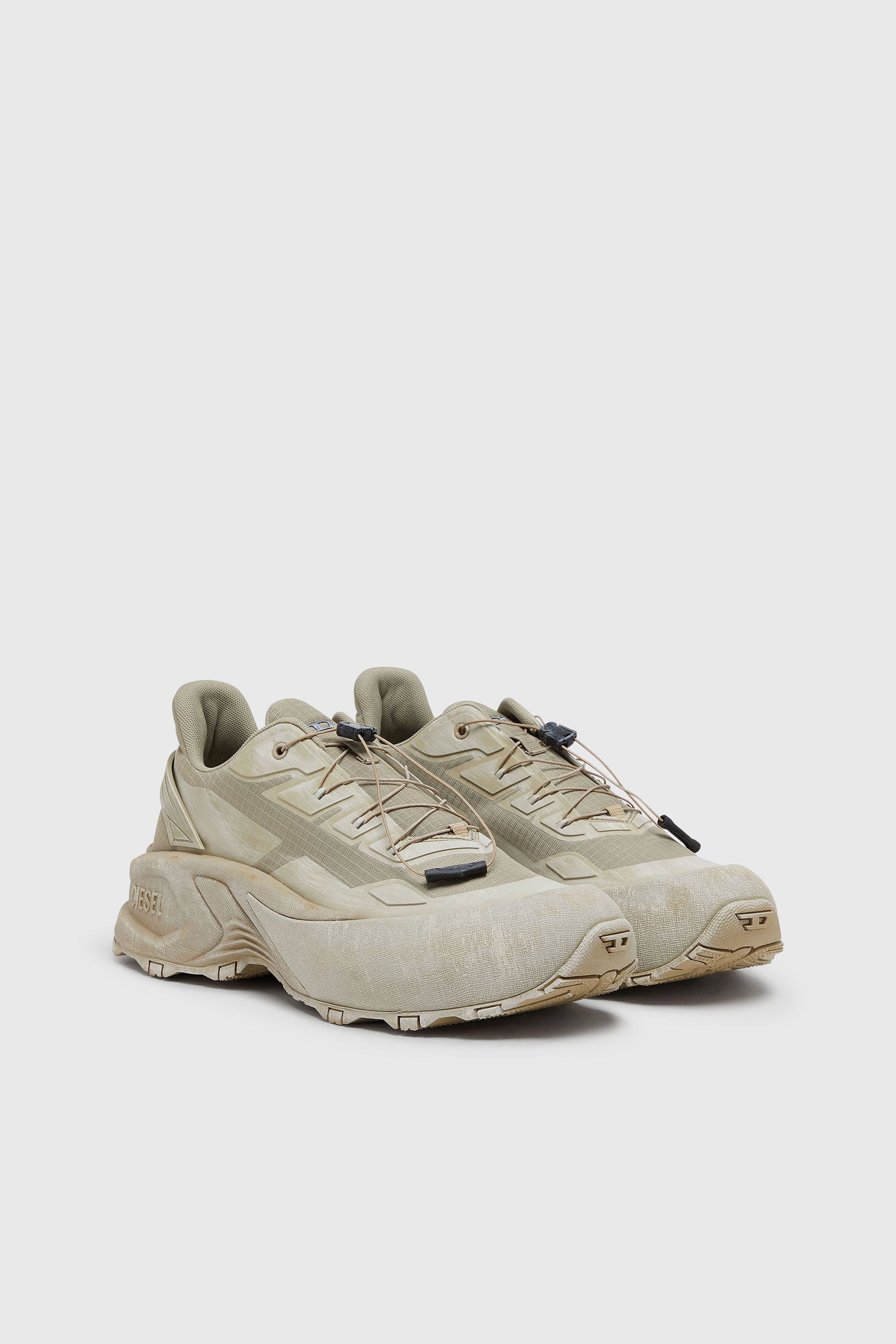 Diesel - D-CAGE RUNNER, D-Cage-Baskets chunky en ripstop Homme in Vert - 2