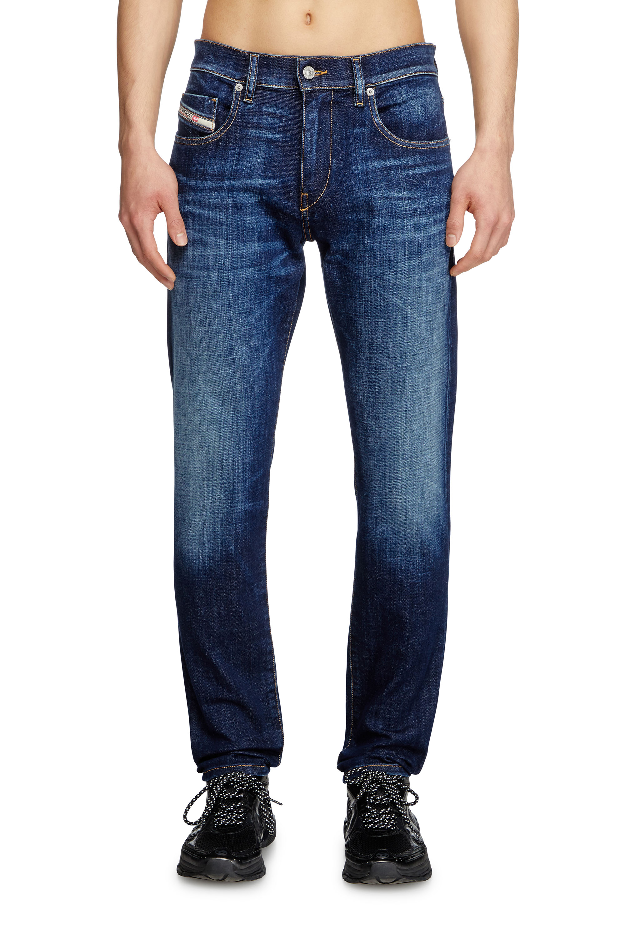 Diesel - Slim Jeans 2019 D-Strukt 09L61 Homme, Bleu moyen - Image 1