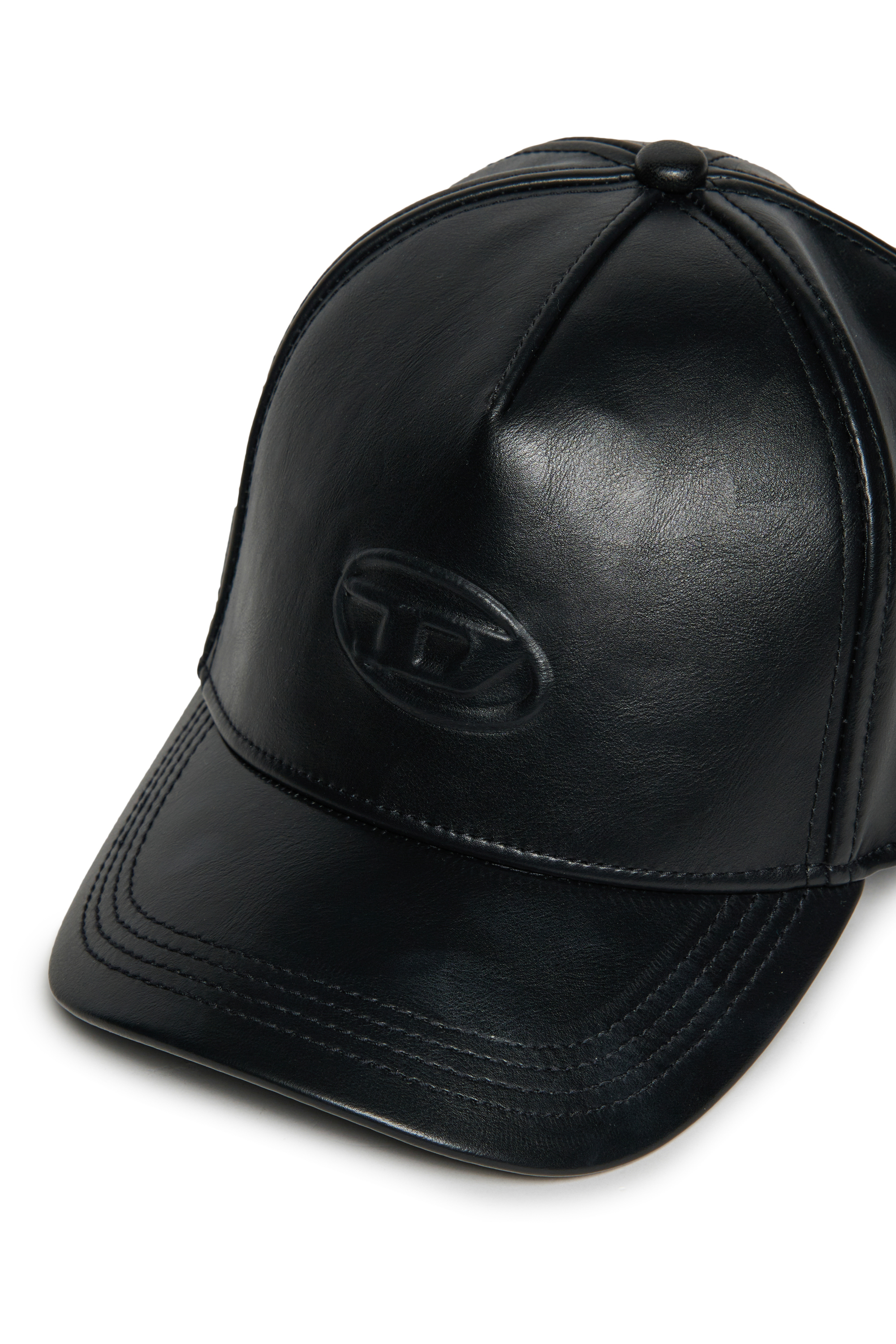 Diesel - FRELVA, Casquette avec logo en relief Mixte in Noir - 3